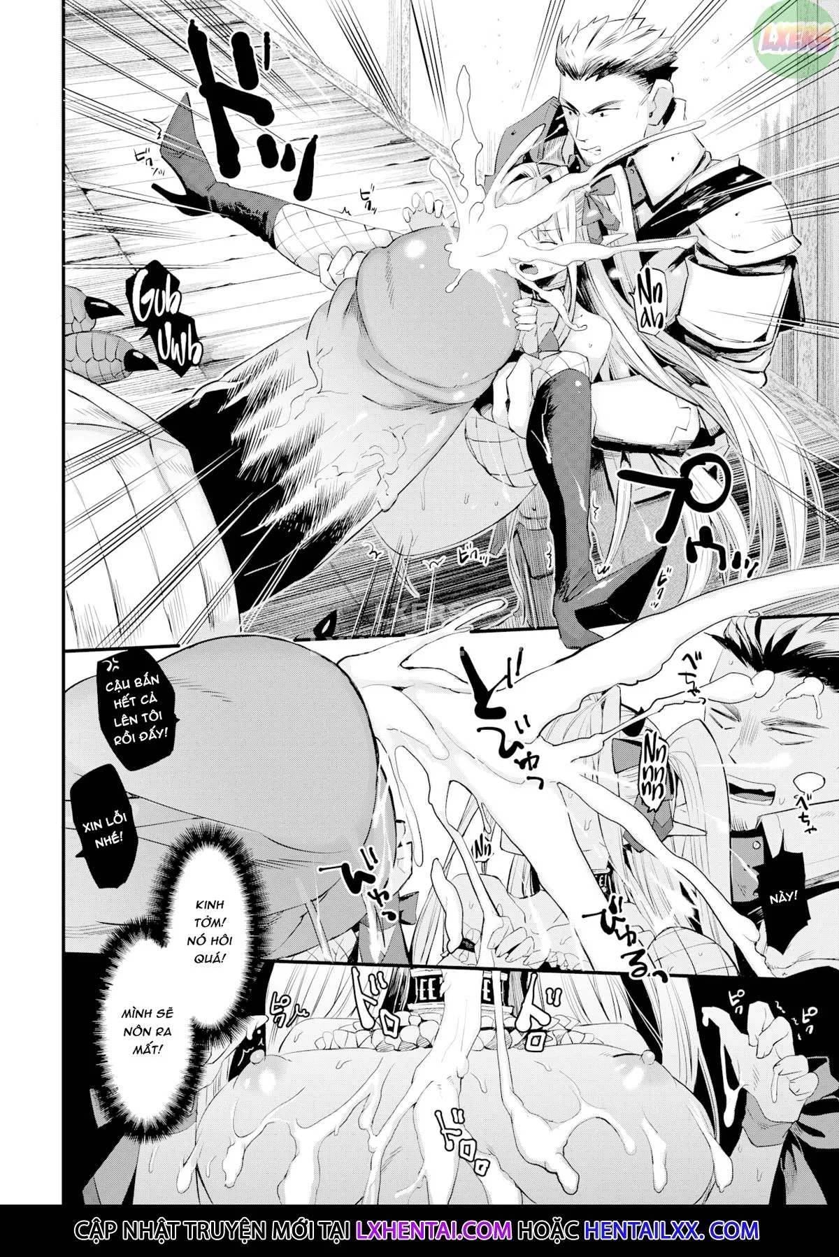 HentaiVN.net - Ảnh 11 - Con gái của Quỷ vương thật tham lam [The Demon King's Daughter Is Greedy] - Oneshot