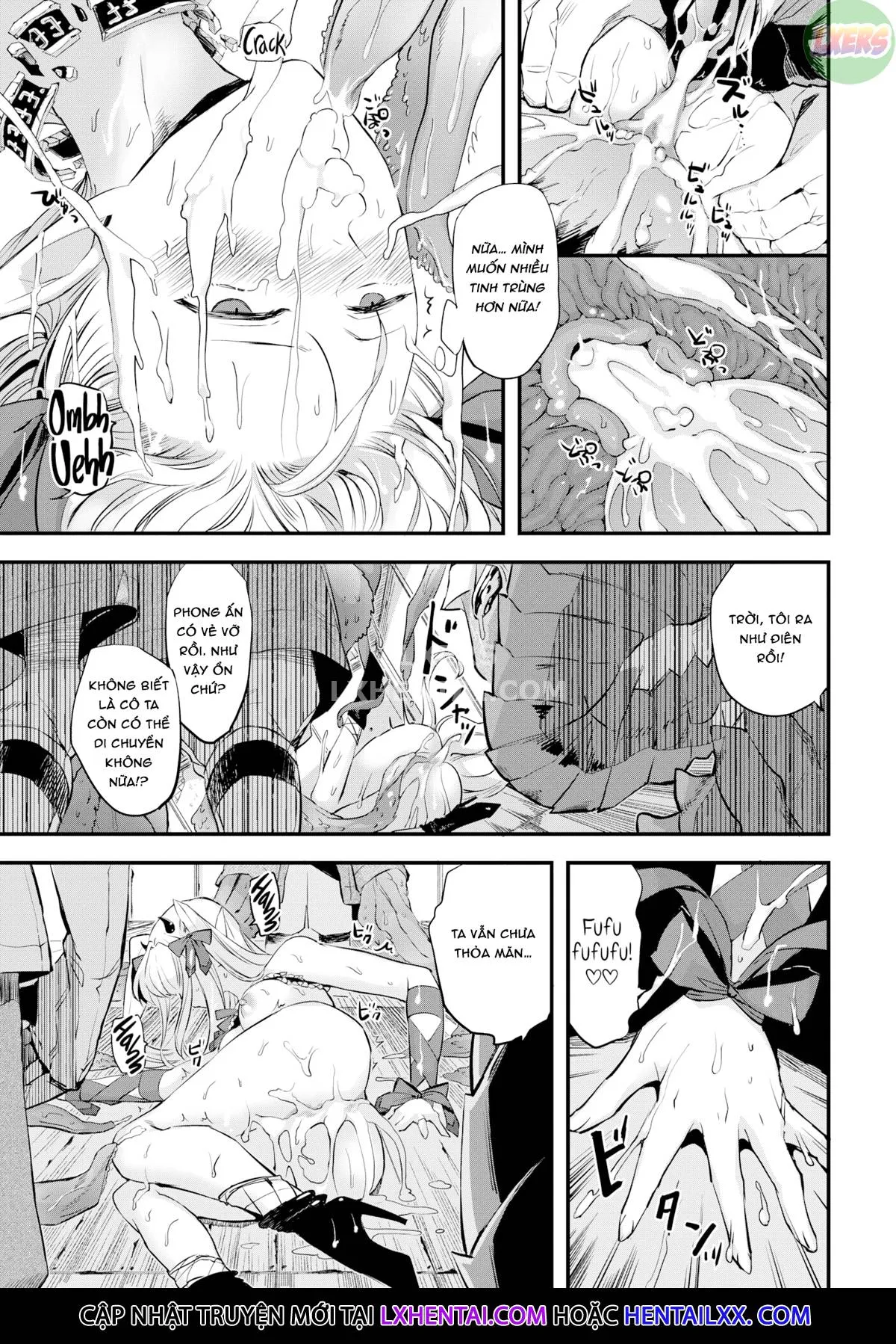 HentaiVN.net - Ảnh 22 - Con gái của Quỷ vương thật tham lam [The Demon King's Daughter Is Greedy] - Oneshot