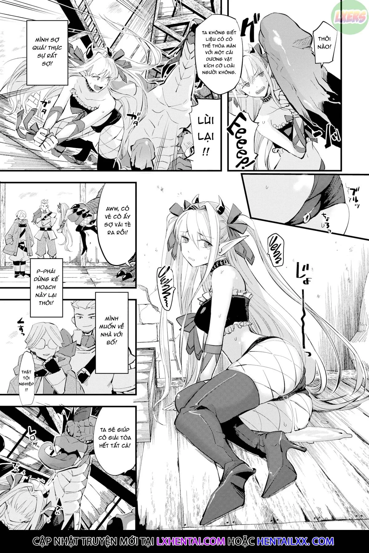 HentaiVN.net - Ảnh 8 - Con gái của Quỷ vương thật tham lam [The Demon King's Daughter Is Greedy] - Oneshot