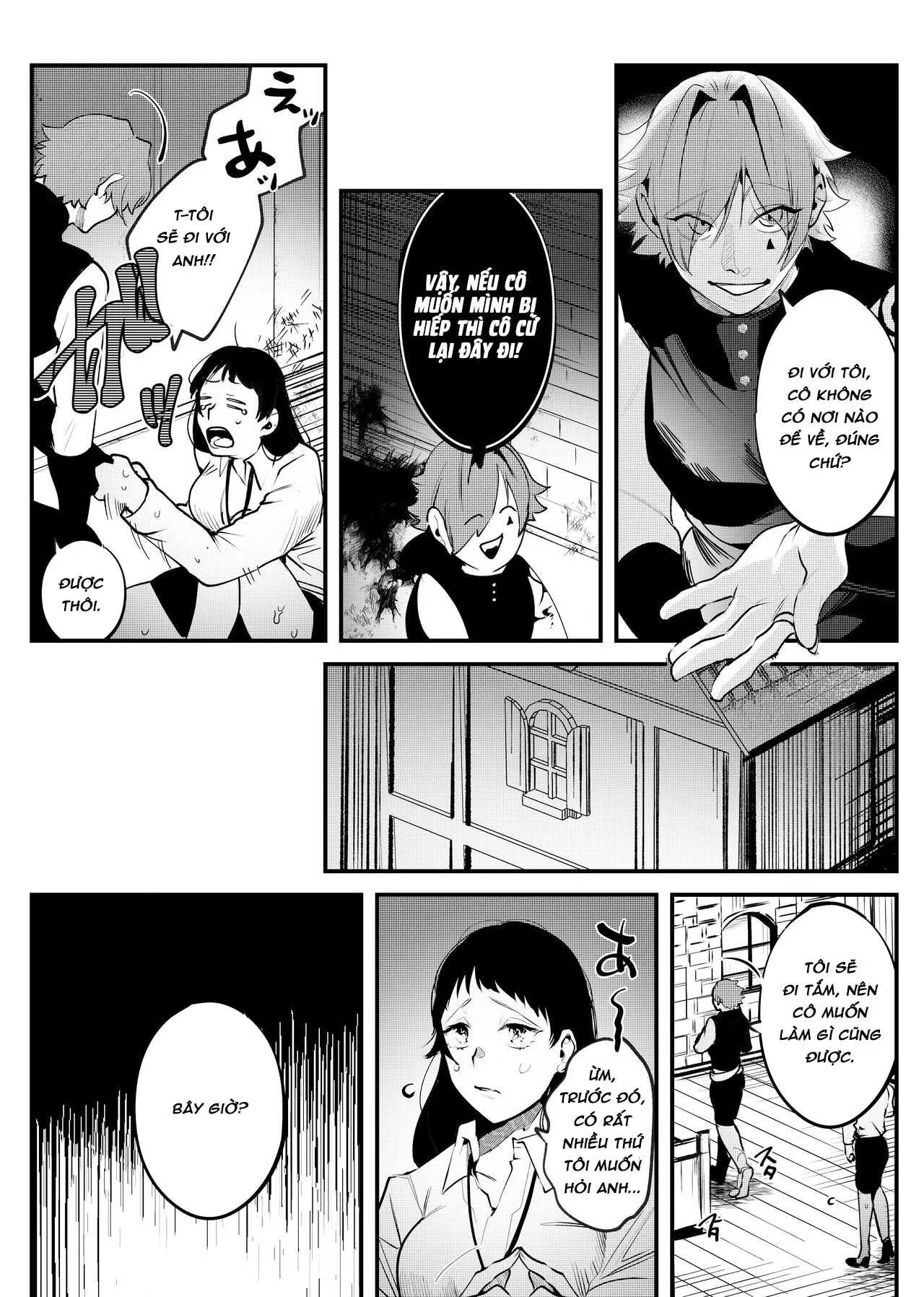 HentaiVN.net - Ảnh 12 - Chàng trai đã cứu tôi trong chuyến đi Isekai là kẻ giết người ... [The Man Who Saved Me on my Isekai Trip was a Killer...; 異世界トリップ先で助けてくれたのは、 人殺しの少年でした。] - Chap 1