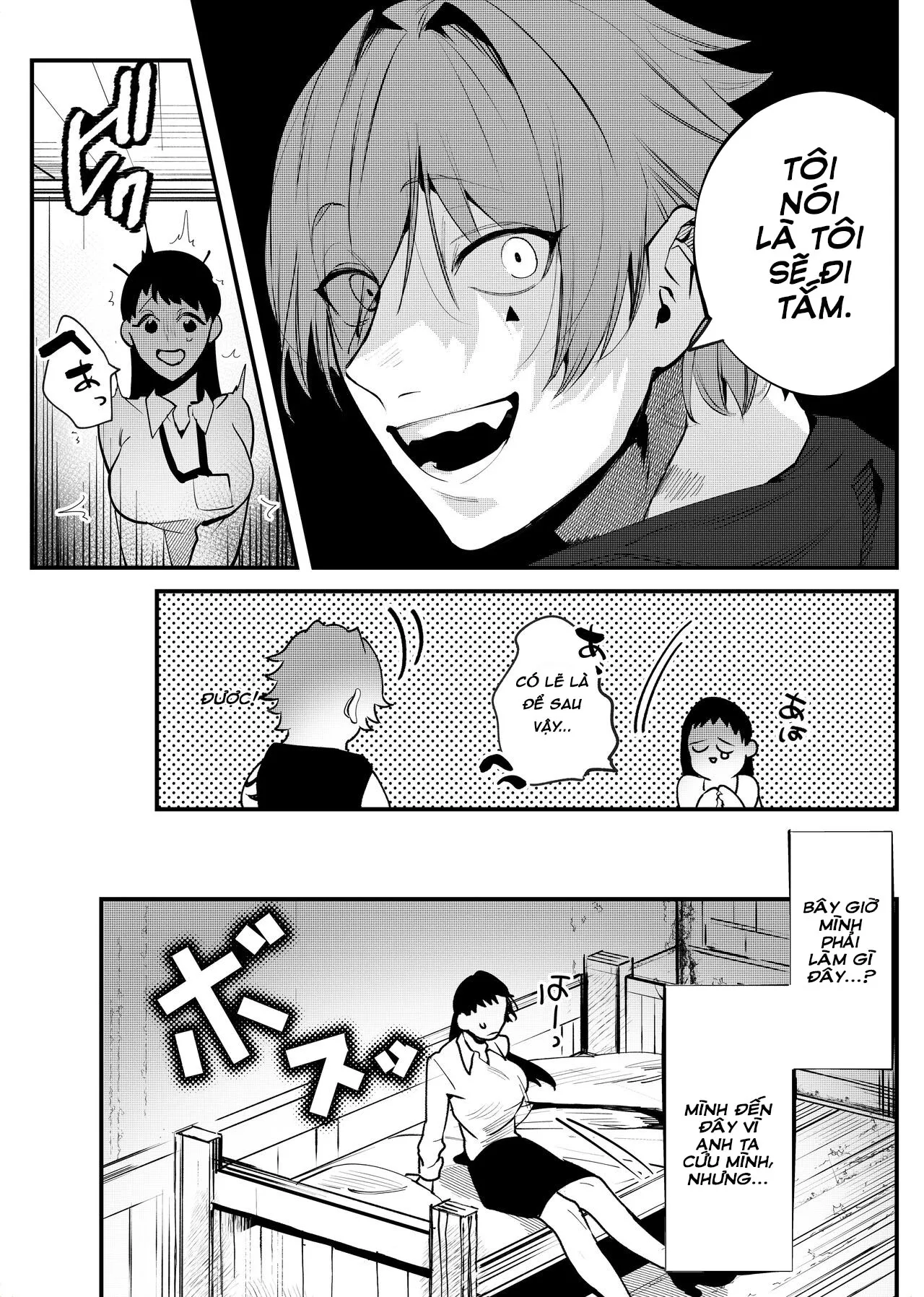 HentaiVN.net - Ảnh 13 - Chàng trai đã cứu tôi trong chuyến đi Isekai là kẻ giết người ... [The Man Who Saved Me on my Isekai Trip was a Killer...; 異世界トリップ先で助けてくれたのは、 人殺しの少年でした。] - Chap 1