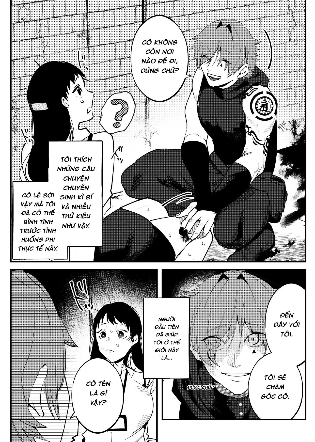 HentaiVN.net - Ảnh 3 - Chàng trai đã cứu tôi trong chuyến đi Isekai là kẻ giết người ... [The Man Who Saved Me on my Isekai Trip was a Killer...; 異世界トリップ先で助けてくれたのは、 人殺しの少年でした。] - Chap 1