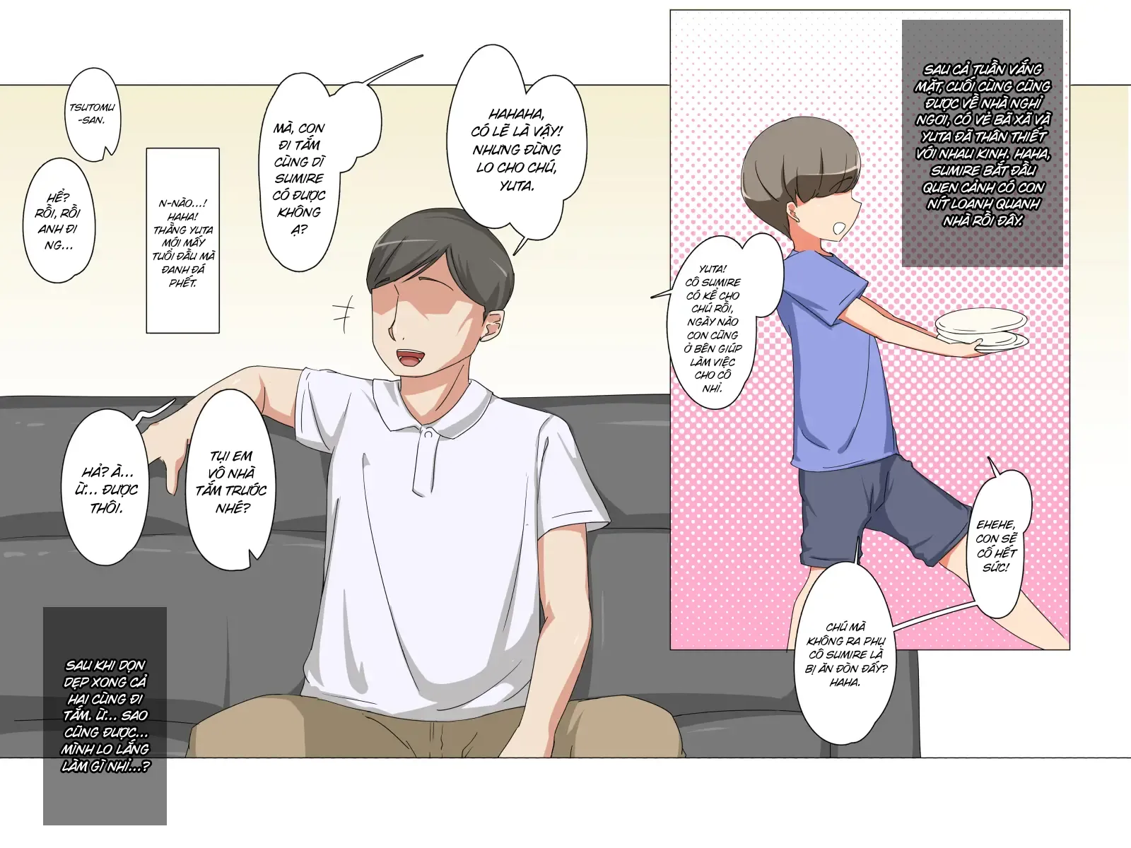 HentaiVN.net - Ảnh 16 - Nàng thơ Sumire và cậu bé tinh nghịch [Majimezuma Na Sumire Ga Pure Na Furi Shita Kusogaki Ni NTRchau Hanashi ; 真面目妻な菫がピュアなフリしたクソガキにNTRちゃう話♥] - Chap 1
