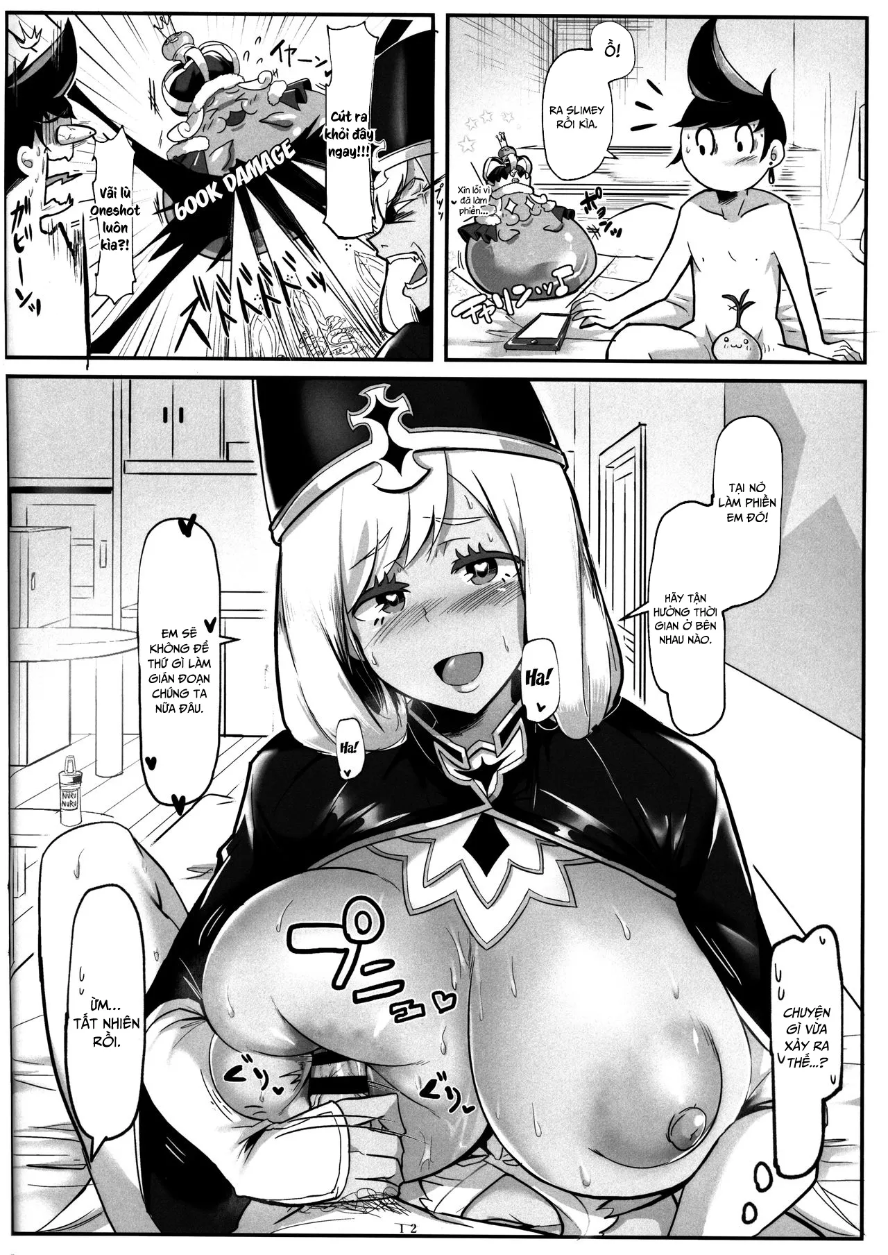 HentaiVN.net - Ảnh 11 - Cuối cùng tôi cũng đã triệu hồi được bé Maat bưởi năm roi [Oppai Kaihou Maat; Unlocking Maat's Breasts] - Oneshot