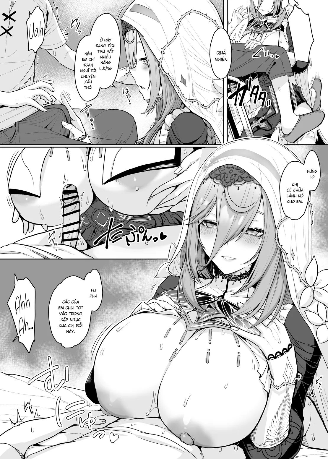 HentaiVN.net - Ảnh 3 - Hình phạt của Aponia Onee-san [お姉さんにおしおきされたい] - Oneshot