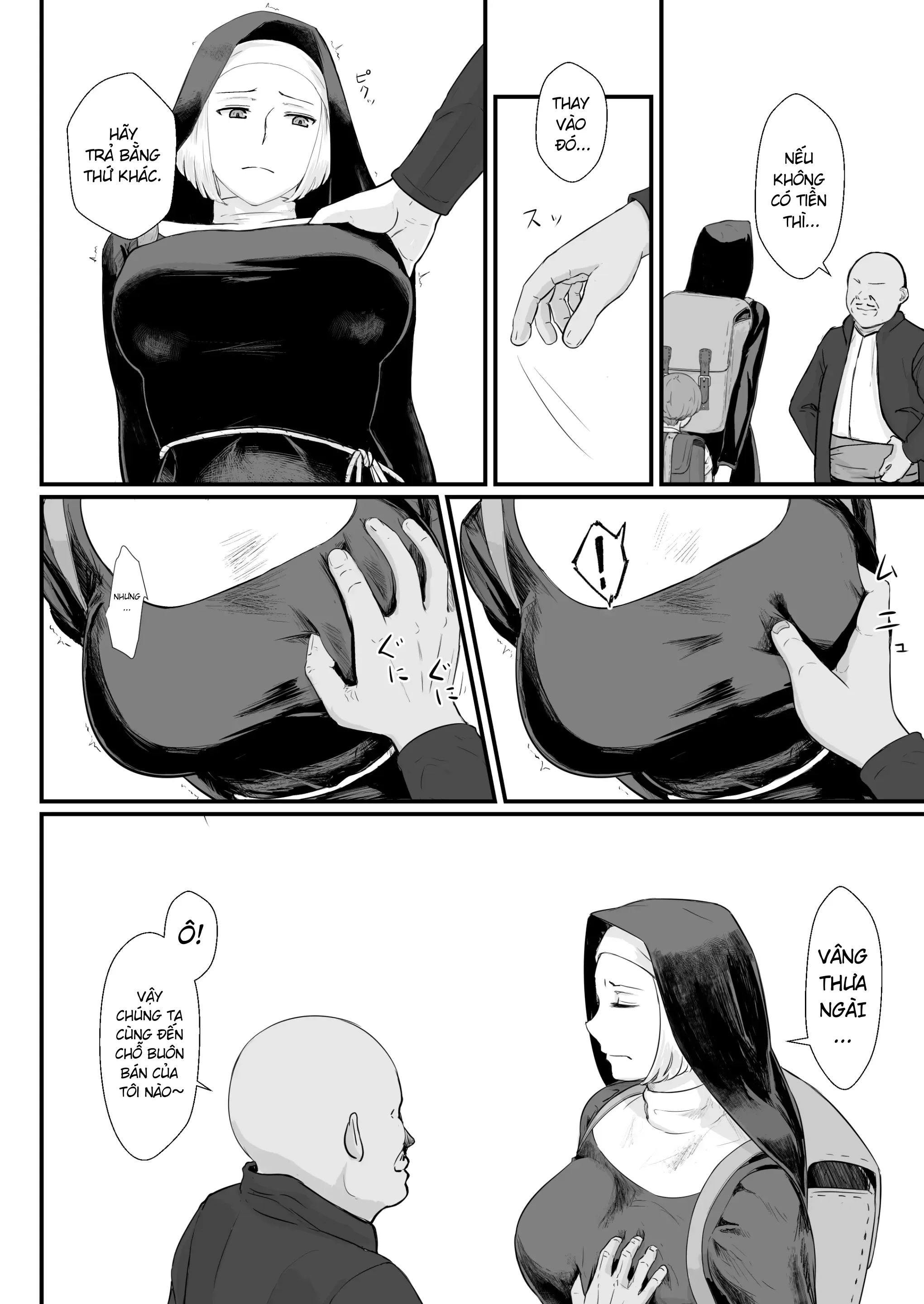 HentaiVN.net - Ảnh 13 - Mượn vợ cứu lấy mùa đông [Tsuma No Fuyugomori Kashidasareta Karada ; 妻の冬籠り 貸し出された肉体] - Khởi đầu tình yêu