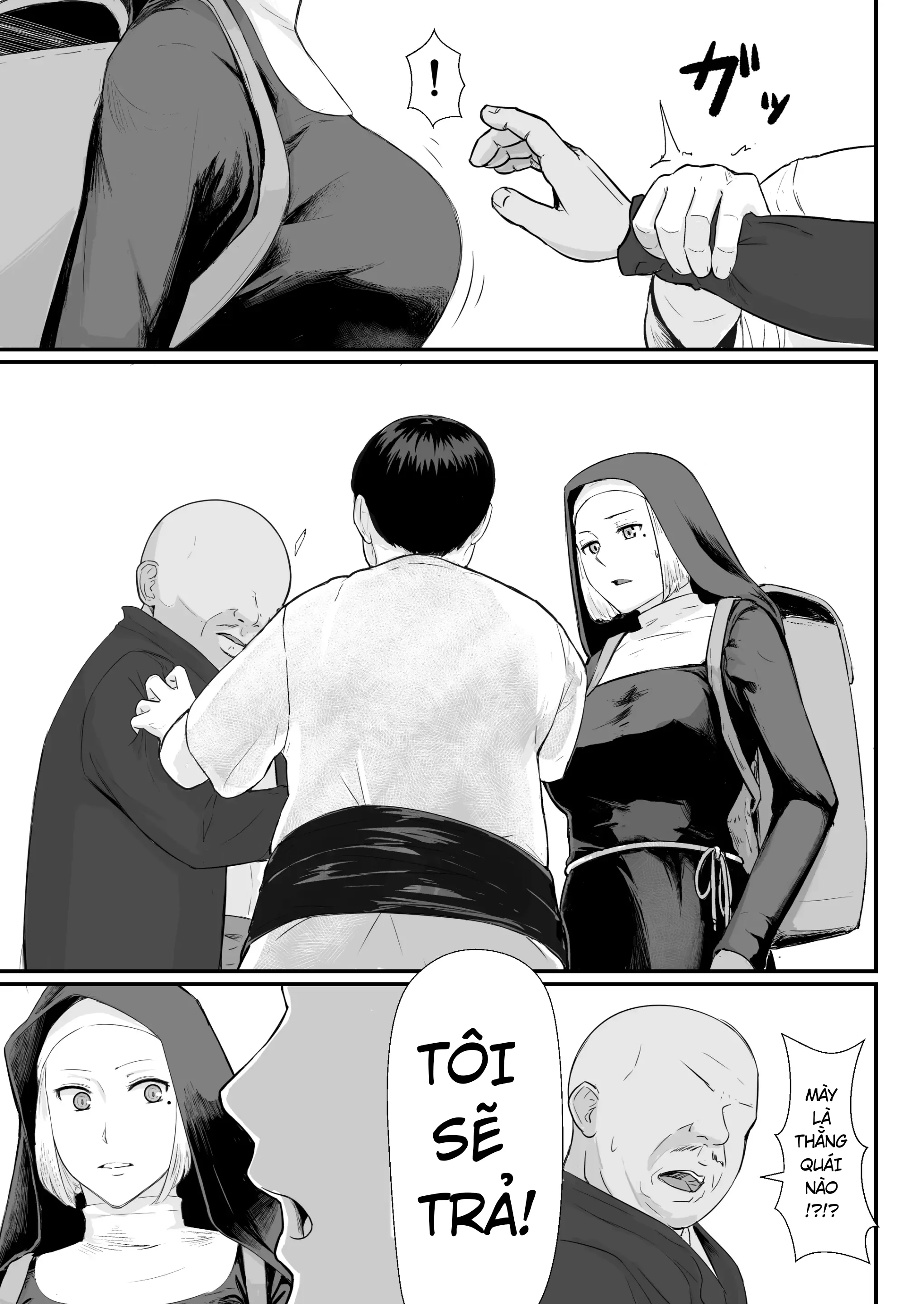 HentaiVN.net - Ảnh 14 - Mượn vợ cứu lấy mùa đông [Tsuma No Fuyugomori Kashidasareta Karada ; 妻の冬籠り 貸し出された肉体] - Khởi đầu tình yêu