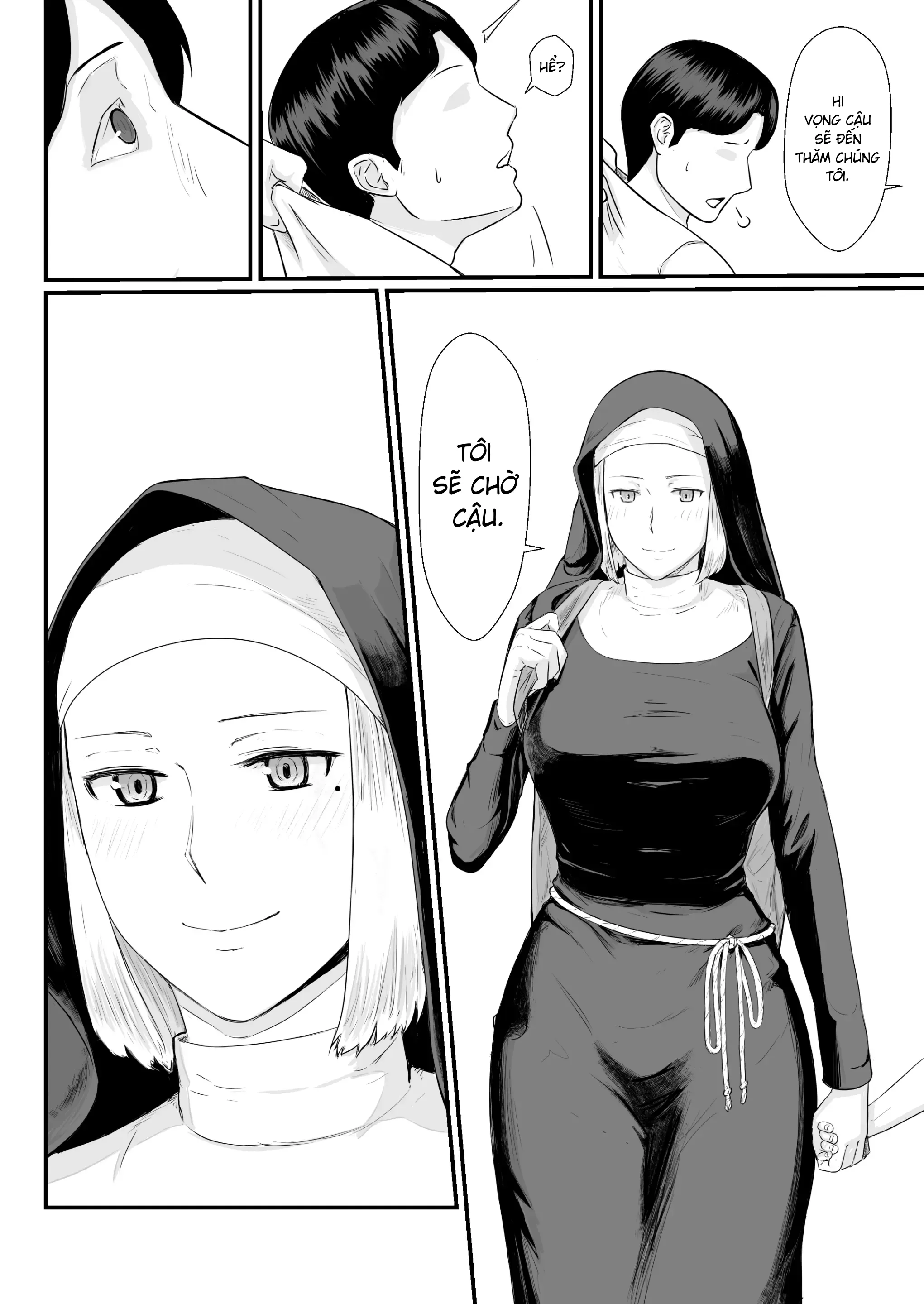 HentaiVN.net - Ảnh 17 - Mượn vợ cứu lấy mùa đông [Tsuma No Fuyugomori Kashidasareta Karada ; 妻の冬籠り 貸し出された肉体] - Khởi đầu tình yêu