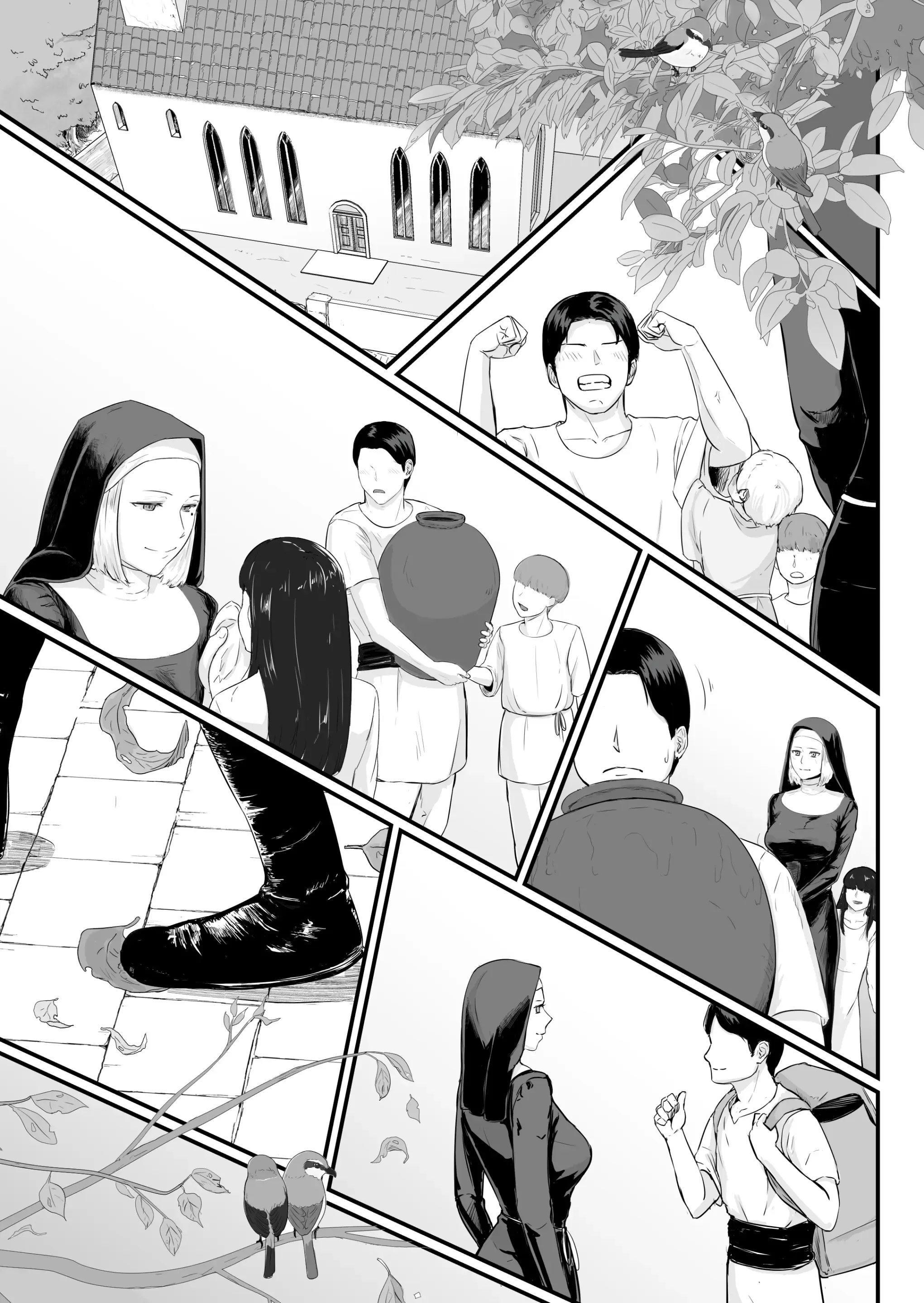 HentaiVN.net - Ảnh 18 - Mượn vợ cứu lấy mùa đông [Tsuma No Fuyugomori Kashidasareta Karada ; 妻の冬籠り 貸し出された肉体] - Khởi đầu tình yêu