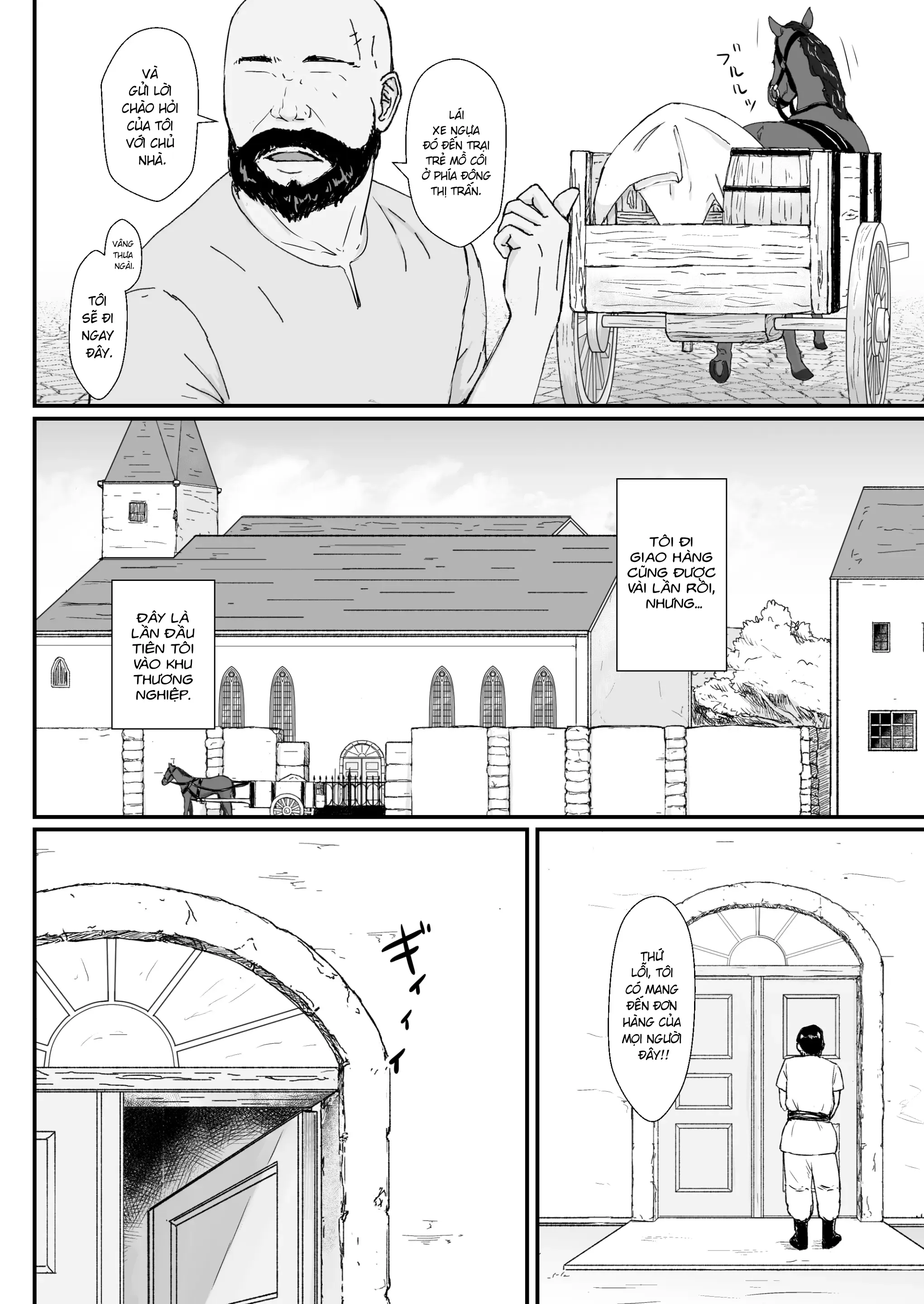 HentaiVN.net - Ảnh 3 - Mượn vợ cứu lấy mùa đông [Tsuma No Fuyugomori Kashidasareta Karada ; 妻の冬籠り 貸し出された肉体] - Khởi đầu tình yêu