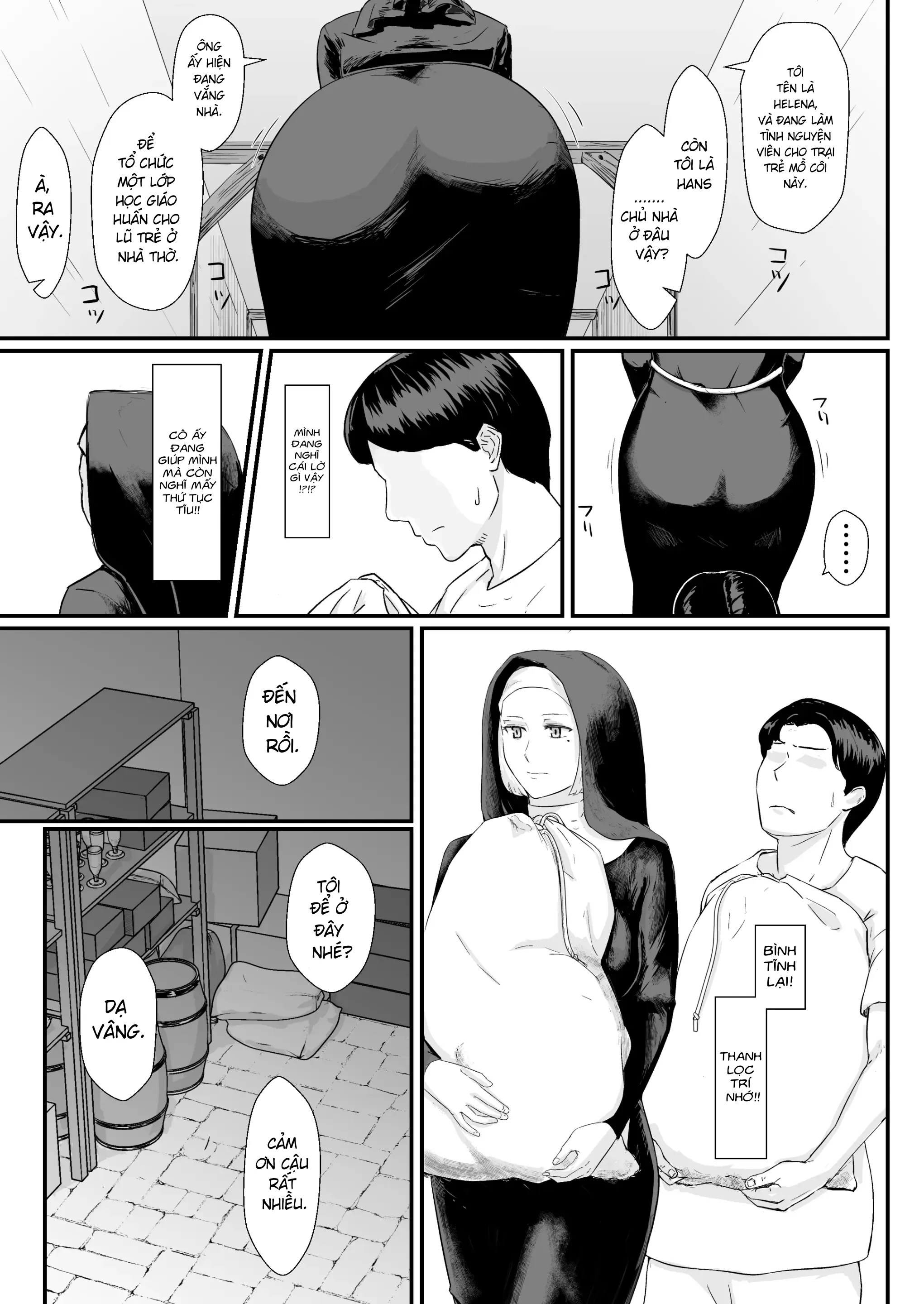 HentaiVN.net - Ảnh 6 - Mượn vợ cứu lấy mùa đông [Tsuma No Fuyugomori Kashidasareta Karada ; 妻の冬籠り 貸し出された肉体] - Khởi đầu tình yêu