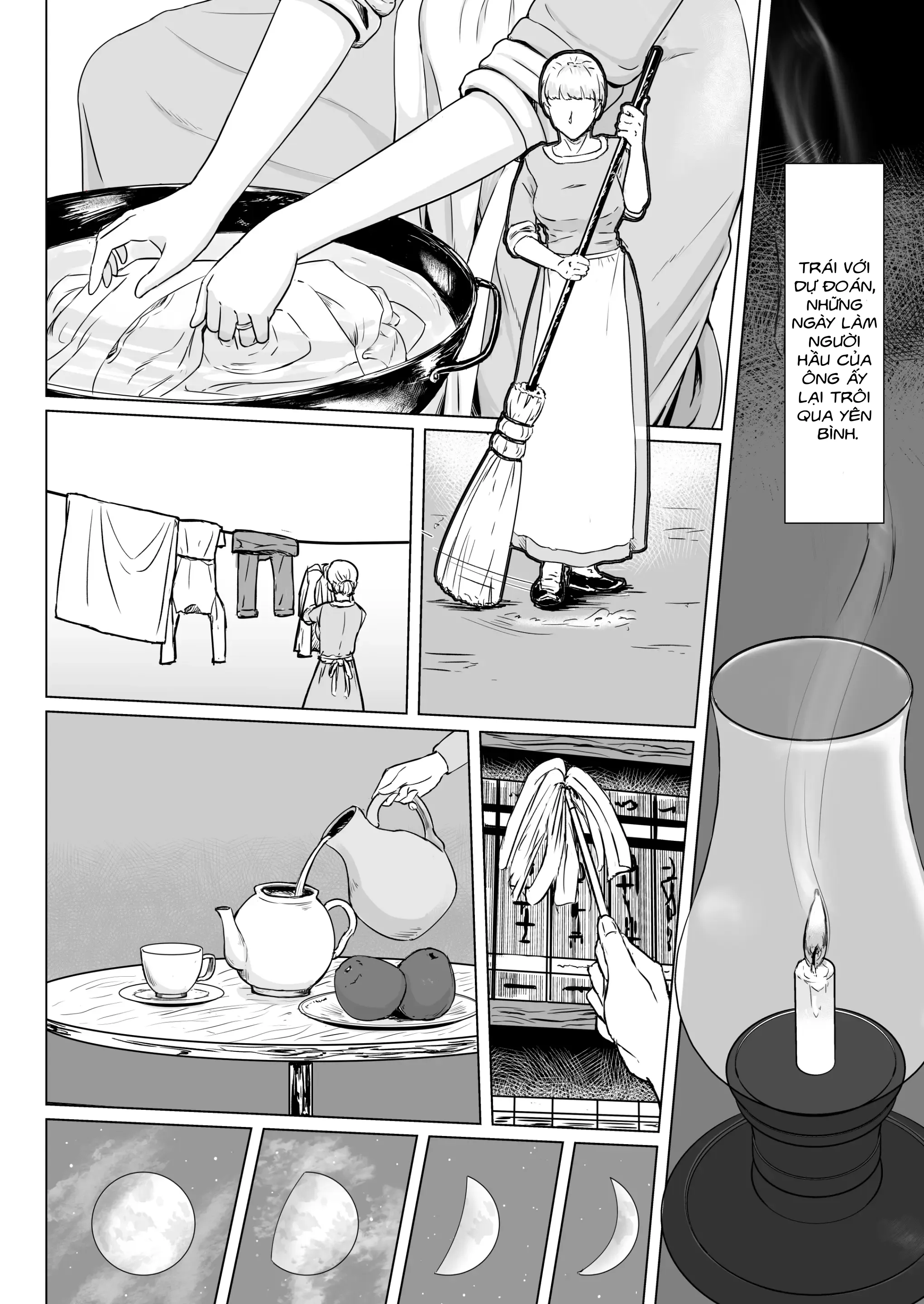 HentaiVN.net - Ảnh 9 - Mượn vợ cứu lấy mùa đông [Tsuma No Fuyugomori Kashidasareta Karada ; 妻の冬籠り 貸し出された肉体] - Con tim vỡ nát