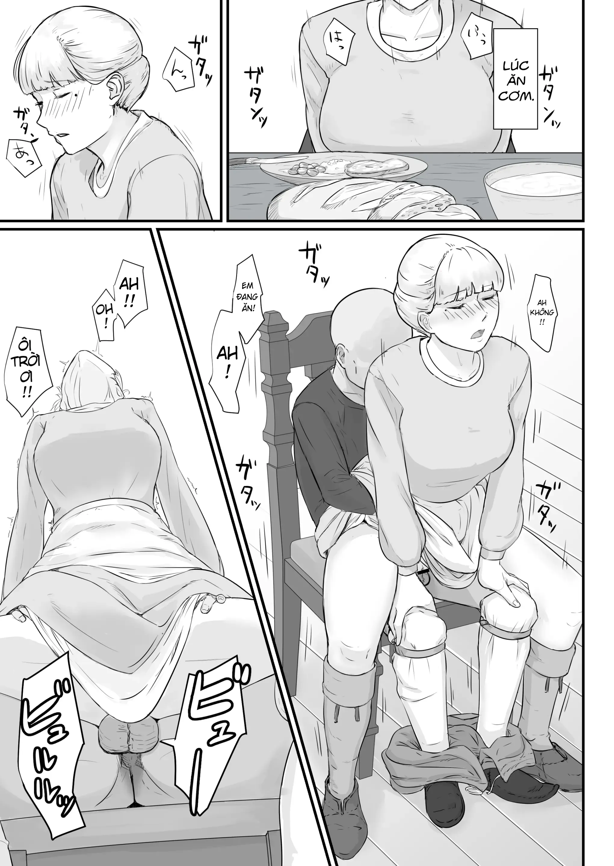 HentaiVN.net - Ảnh 36 - Mượn vợ cứu lấy mùa đông [Tsuma No Fuyugomori Kashidasareta Karada ; 妻の冬籠り 貸し出された肉体] - Con tim vỡ nát