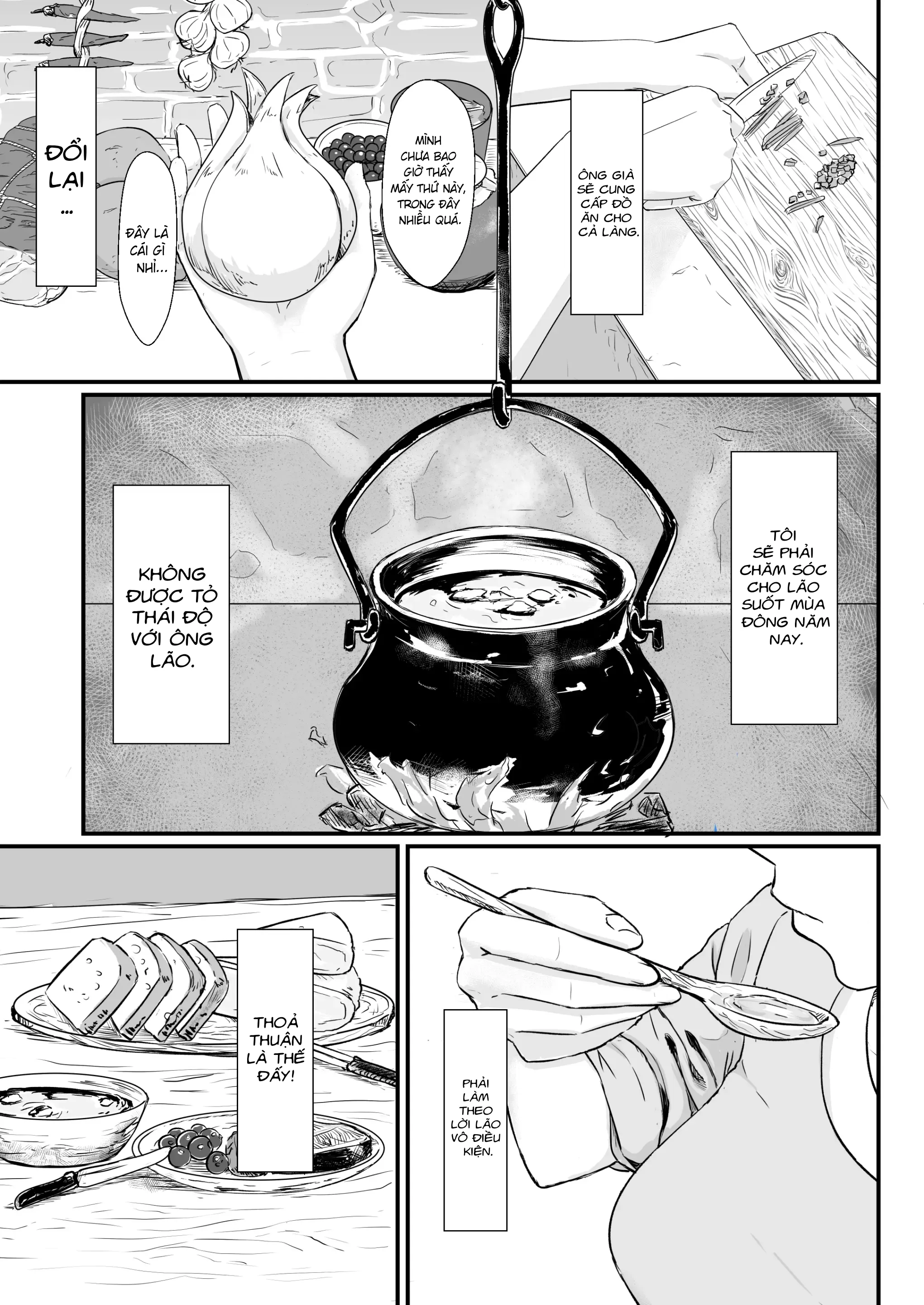 HentaiVN.net - Ảnh 6 - Mượn vợ cứu lấy mùa đông [Tsuma No Fuyugomori Kashidasareta Karada ; 妻の冬籠り 貸し出された肉体] - Con tim vỡ nát
