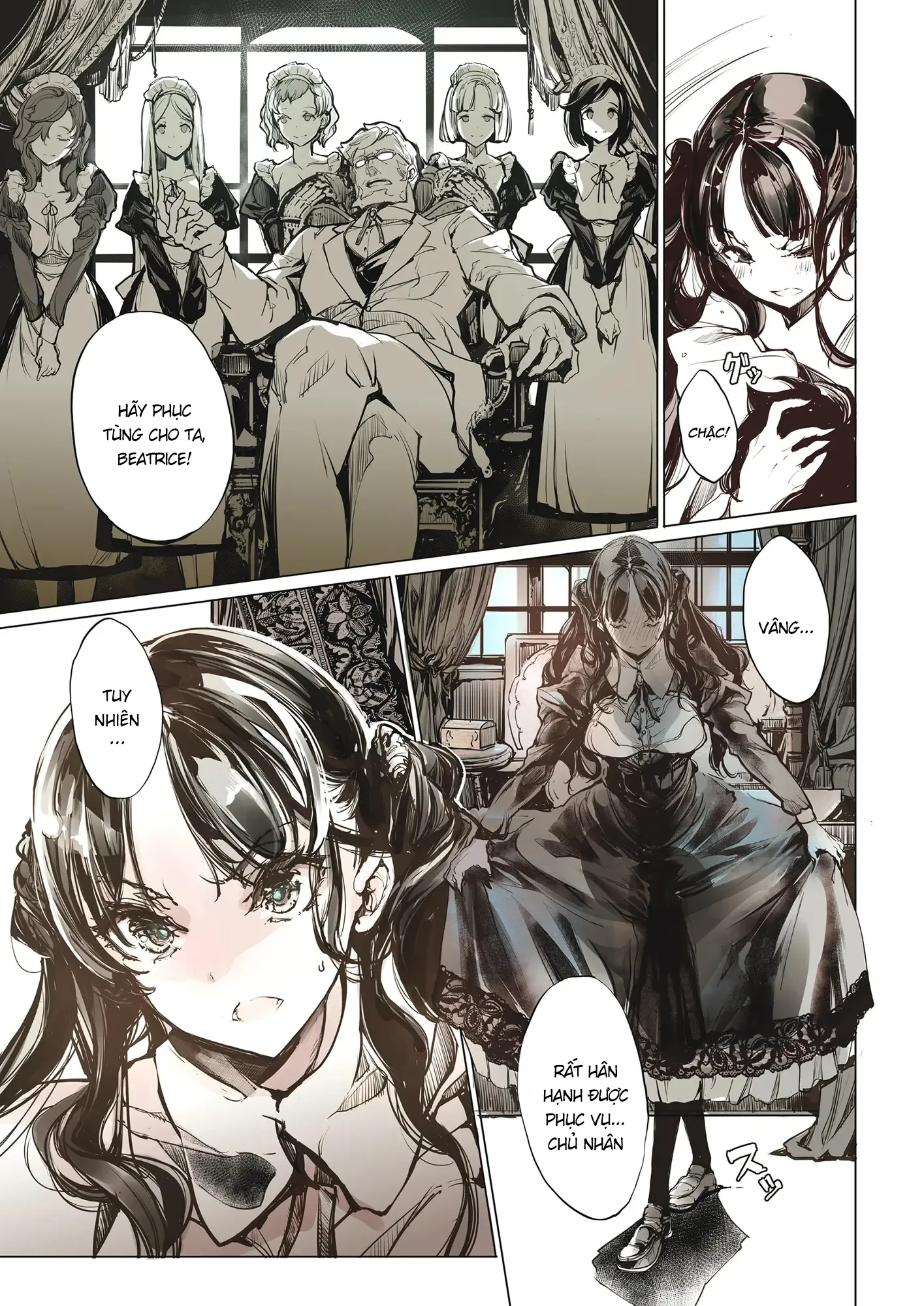HentaiVN.net - Ảnh 27 - Dinh thự hầu gái Beatrice [Beatrice Brothel; ビアトリスの姫館] - Nửa đầu