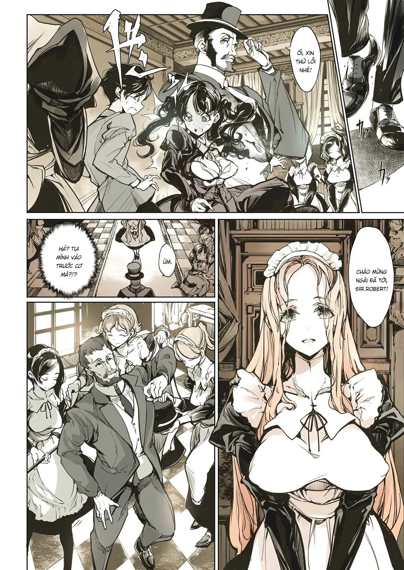HentaiVN.net - Ảnh 8 - Dinh thự hầu gái Beatrice [Beatrice Brothel; ビアトリスの姫館] - Nửa đầu