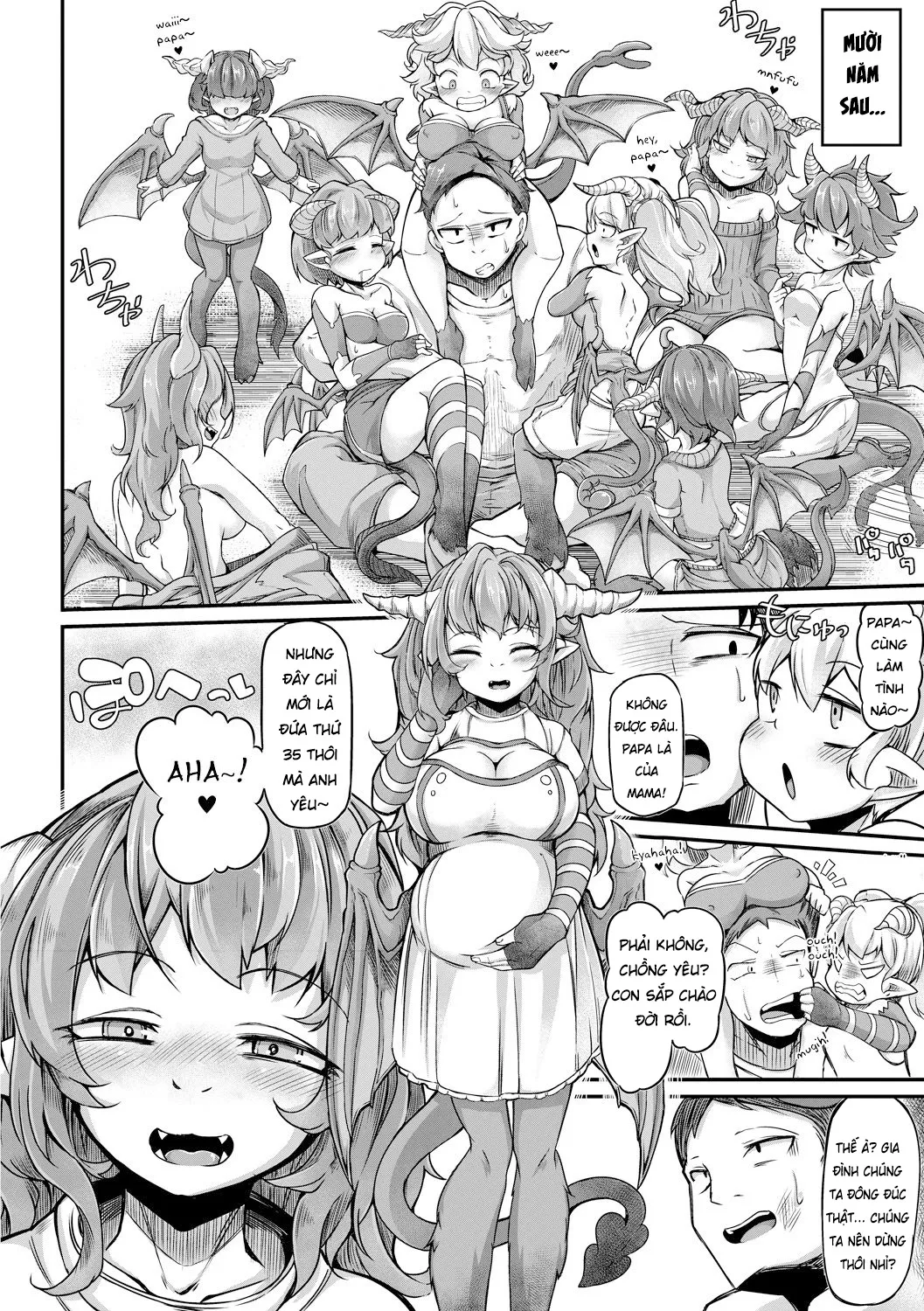 HentaiVN.net - Ảnh 25 - Fukkou!? Ishu Kouhai -Mazoku to Ningen no Kyousei Jidai - Oneshot