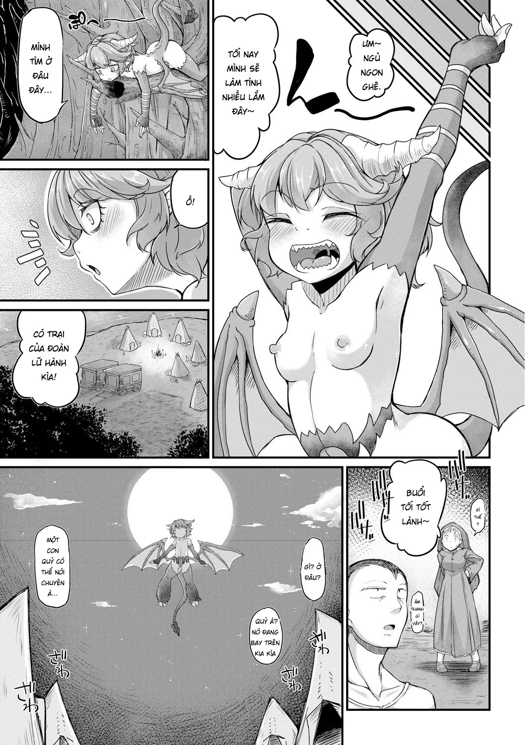HentaiVN.net - Ảnh 5 - Fukkou!? Ishu Kouhai -Mazoku to Ningen no Kyousei Jidai - Oneshot