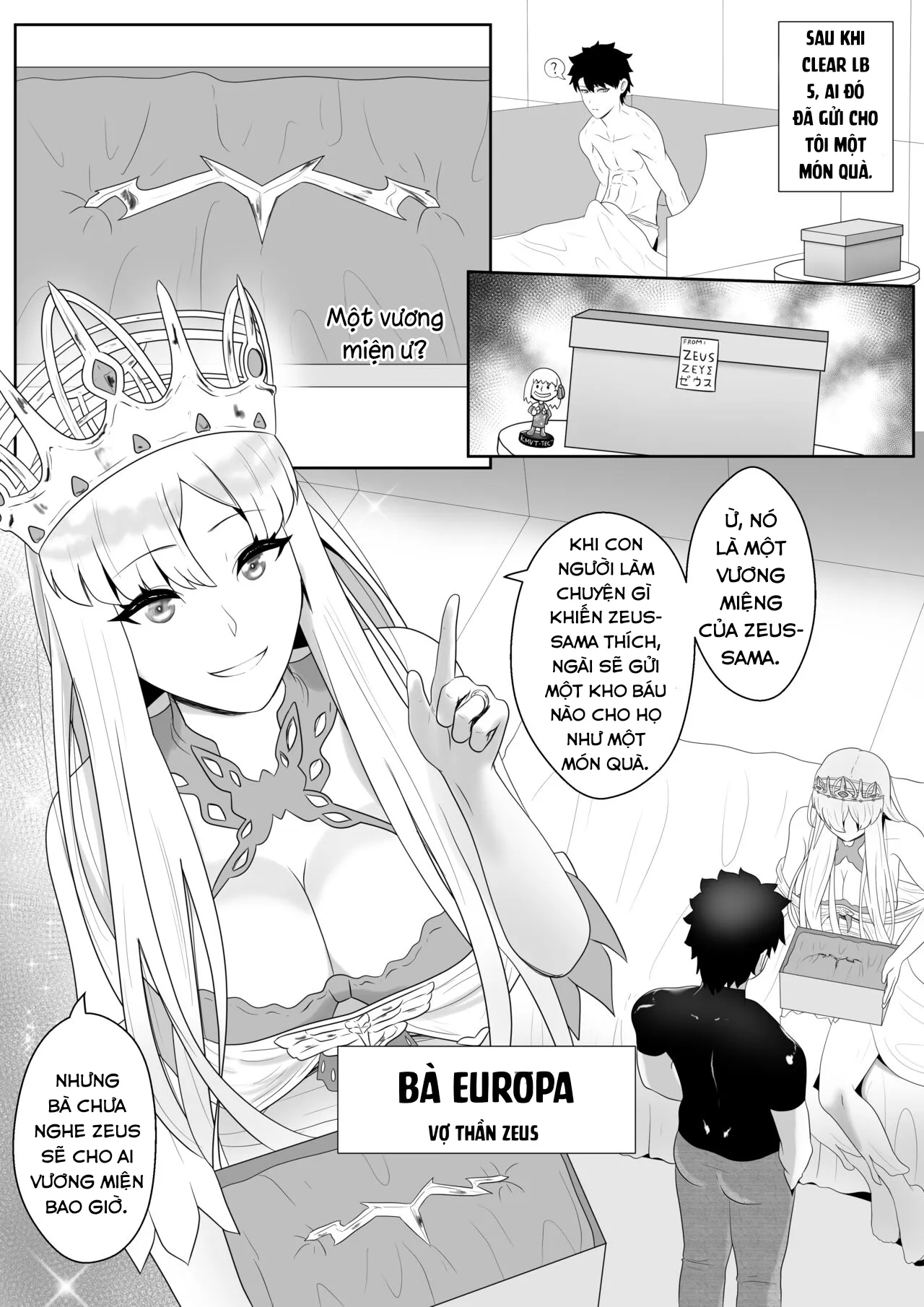 HentaiVN.net - Ảnh 3 - Trở thành Zeus, tôi đụ hết các thần trên đỉnh Olympia ở Chaldea. [I become Zeus, so I declared the Day to Fuck Down Gods] - Oneshot