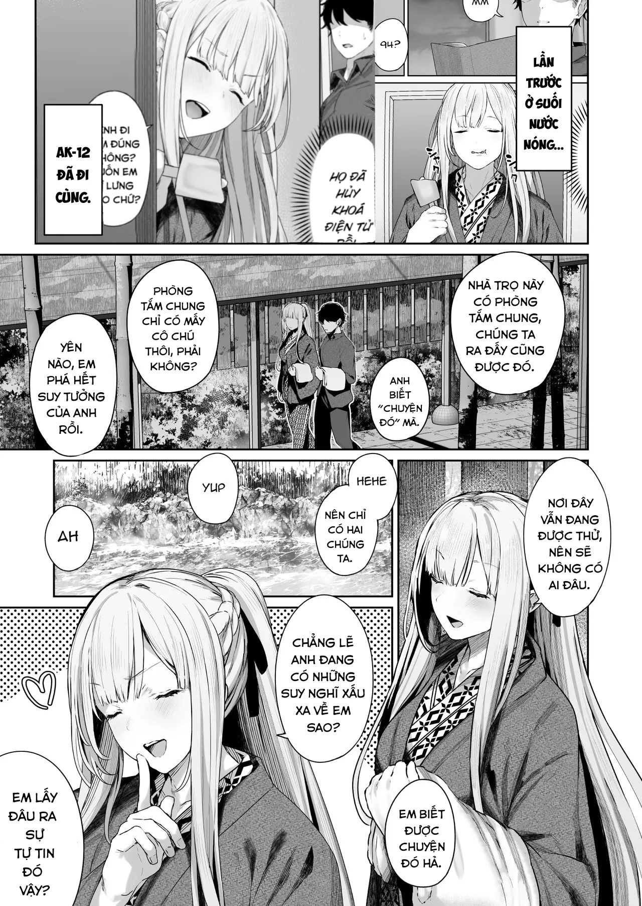HentaiVN.net - Ảnh 3 - Suối nước nóng với Ak-12. [Hangyaku Onsen 2; Hot Springs DEFY 2] - Oneshot