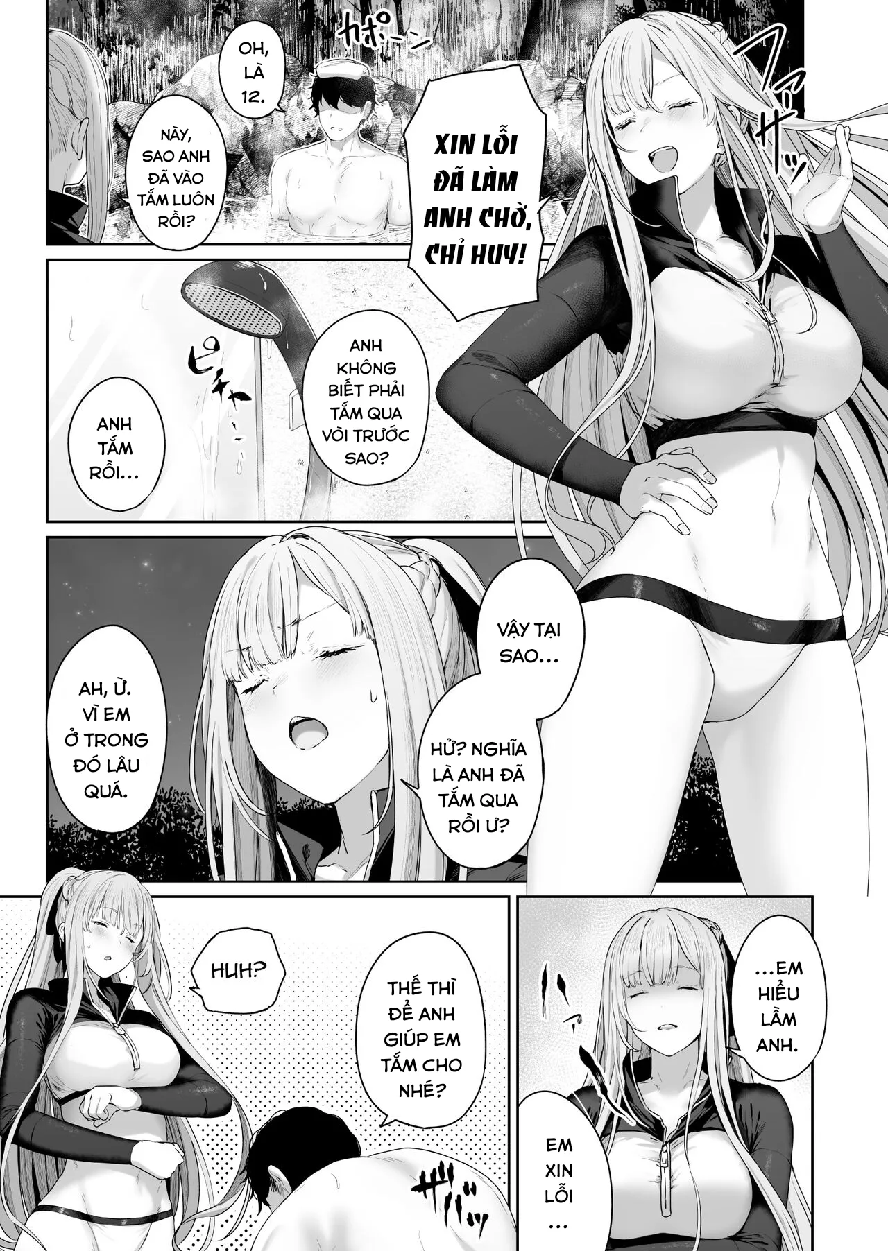 HentaiVN.net - Ảnh 5 - Suối nước nóng với Ak-12. [Hangyaku Onsen 2; Hot Springs DEFY 2] - Oneshot