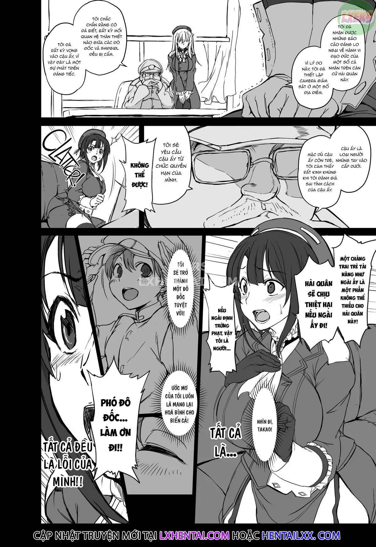 HentaiVN.net - Ảnh 12 - Nữ hạm yêu quý của tôi - Chap 1