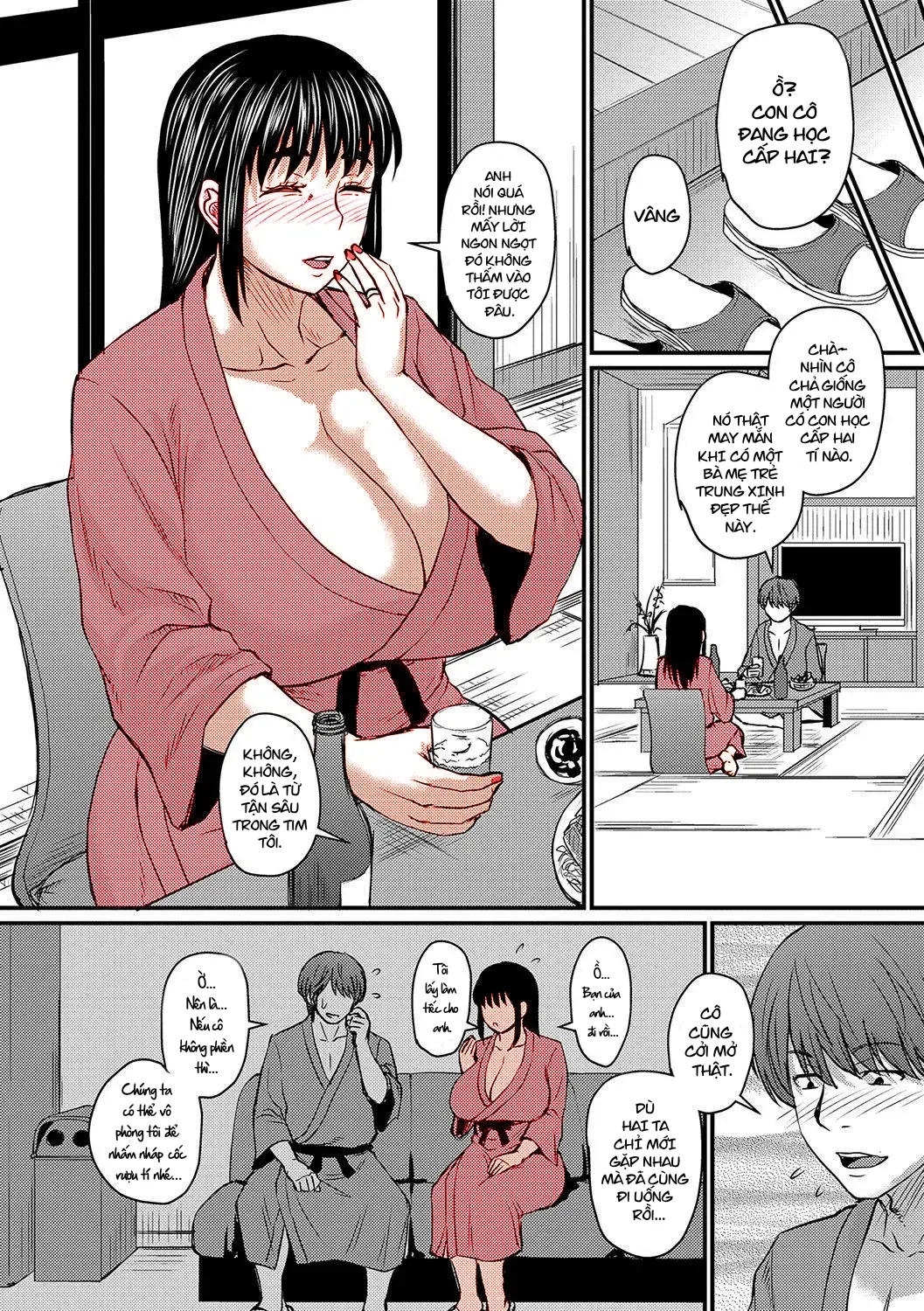 HentaiVN.net - Ảnh 6 - Chuyến du lịch một mình của mẹ [Okaa-San No Hitoritabi ; Mom’s Solo Trip ; Mom’s Solo Trip (COMIC Masyo 2021-10) [English] [Digital] 50% Colored] - Oneshot