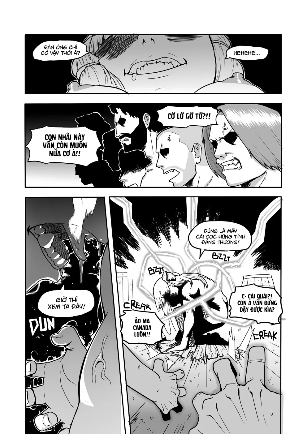 HentaiVN.net - Ảnh 5 - Nữ hoàng Amazone [Death by Snu-Snu] - Không che