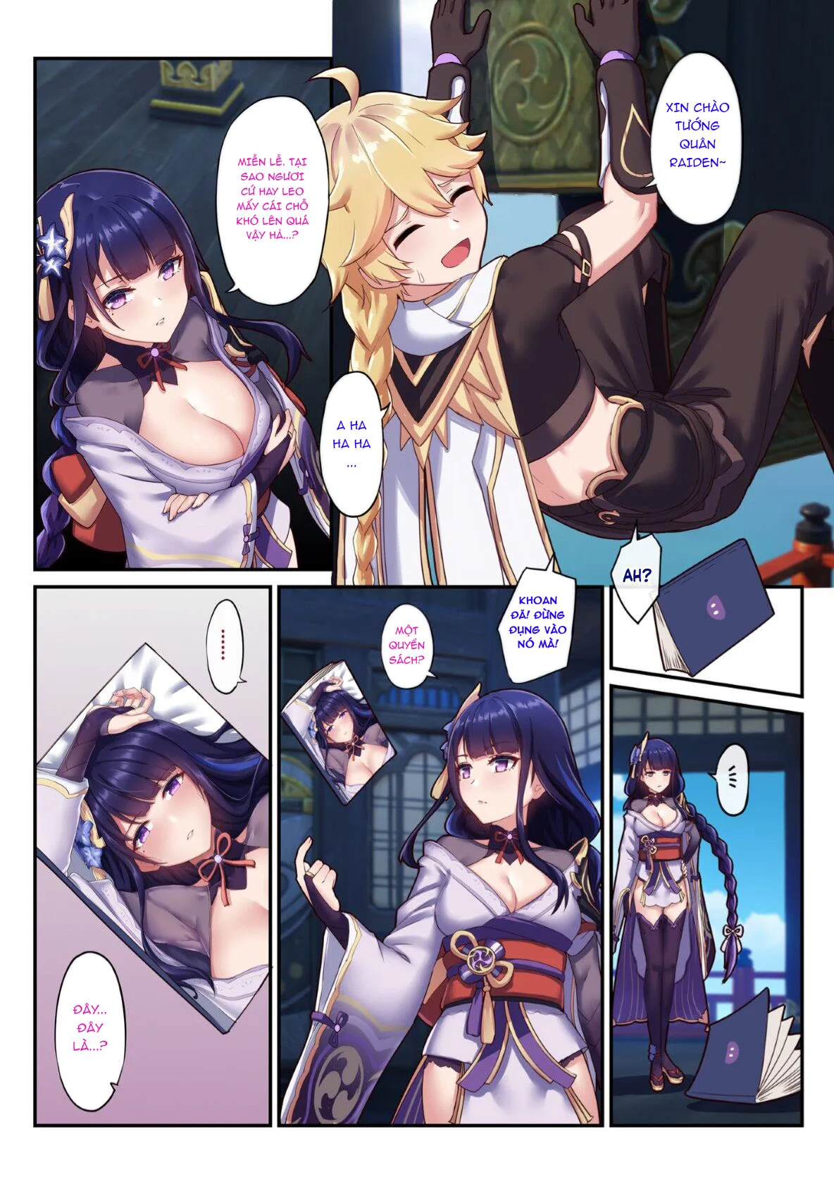 HentaiVN.net - Ảnh 8 - Lôi Thần Non Nớt [The Inexperienced Shogun] - Oneshot