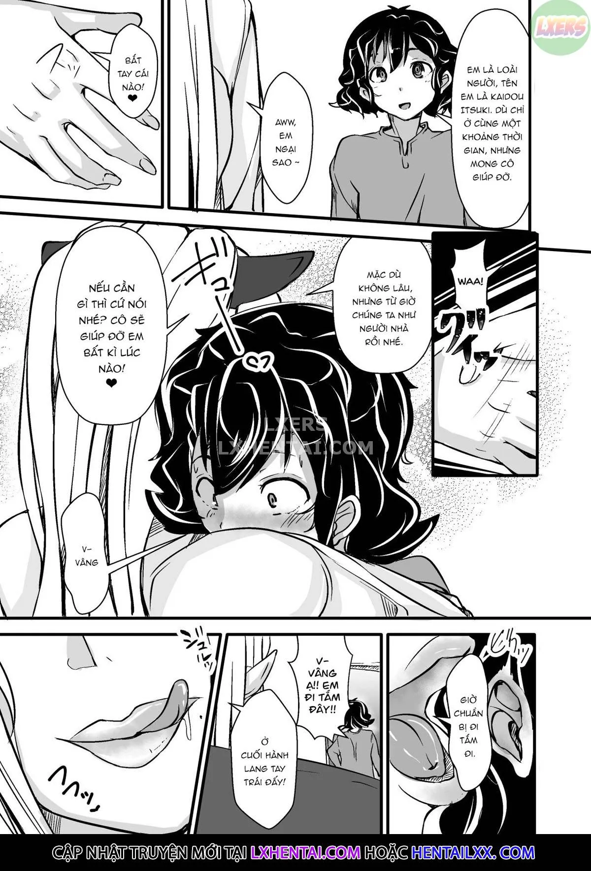 HentaiVN.net - Ảnh 10 - Inter-Species Homestay [Ishukan Homestay ~Elf Oyako to no Amaai Seikatsu~] - Oneshot