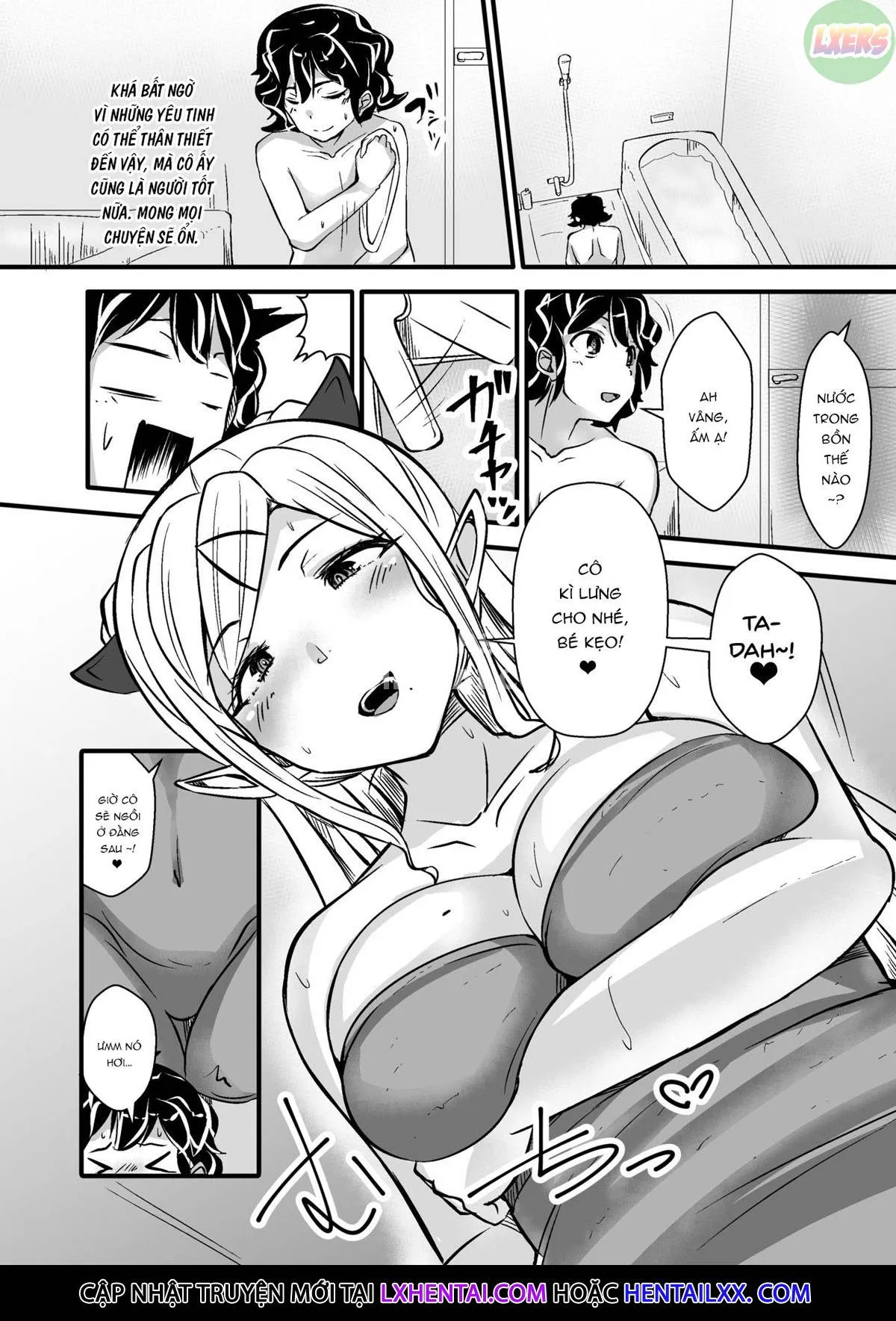 HentaiVN.net - Ảnh 11 - Inter-Species Homestay [Ishukan Homestay ~Elf Oyako to no Amaai Seikatsu~] - Oneshot