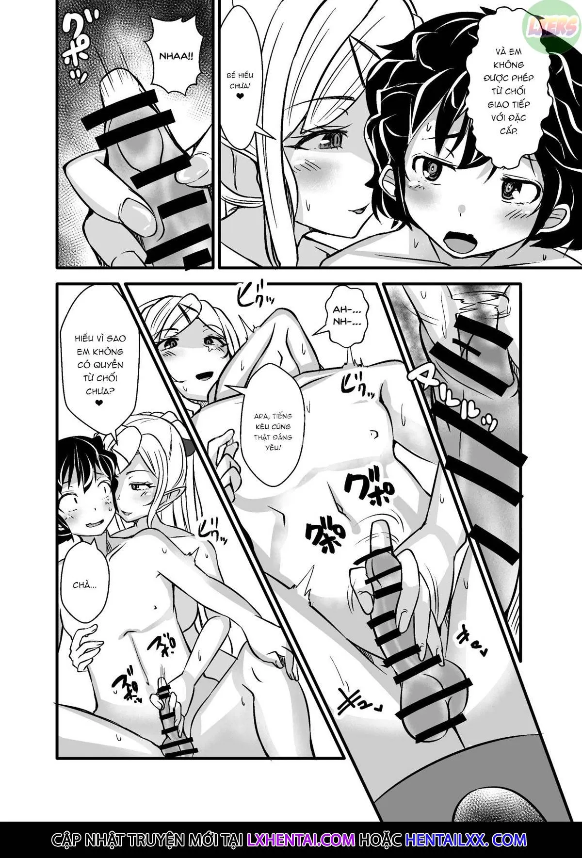 HentaiVN.net - Ảnh 13 - Inter-Species Homestay [Ishukan Homestay ~Elf Oyako to no Amaai Seikatsu~] - Oneshot