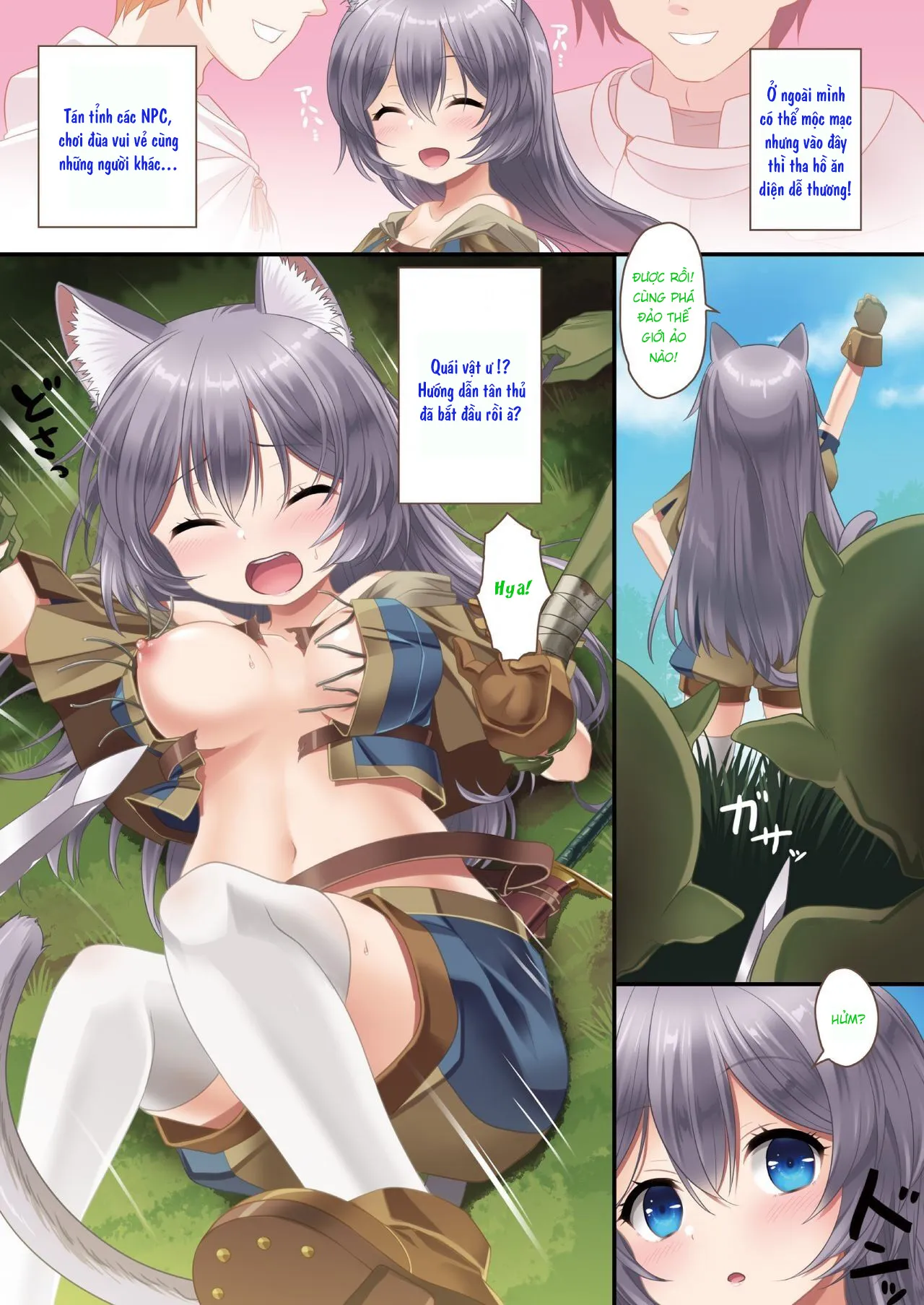 HentaiVN.net - Ảnh 3 - Cạm bẫy thực tế ảo [Virtual Trap!] - Oneshot
