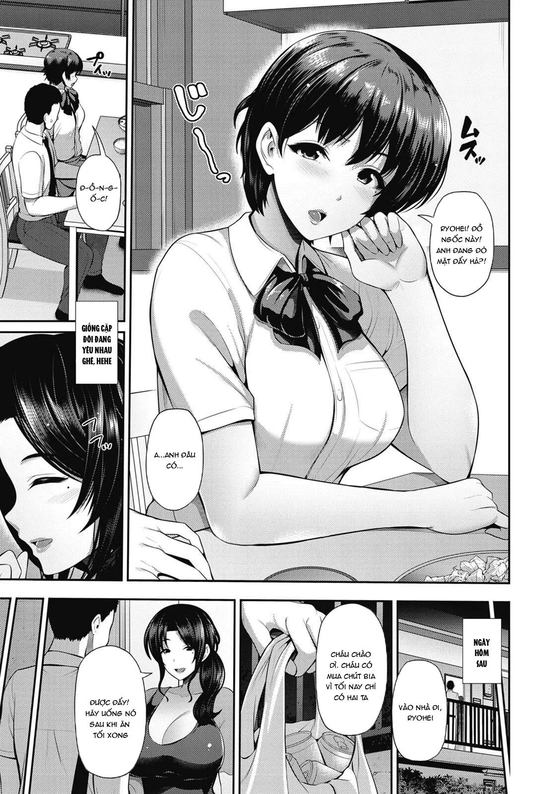HentaiVN.net - Ảnh 5 - Oyako to Seiai [母娘と性愛] - Oneshot.