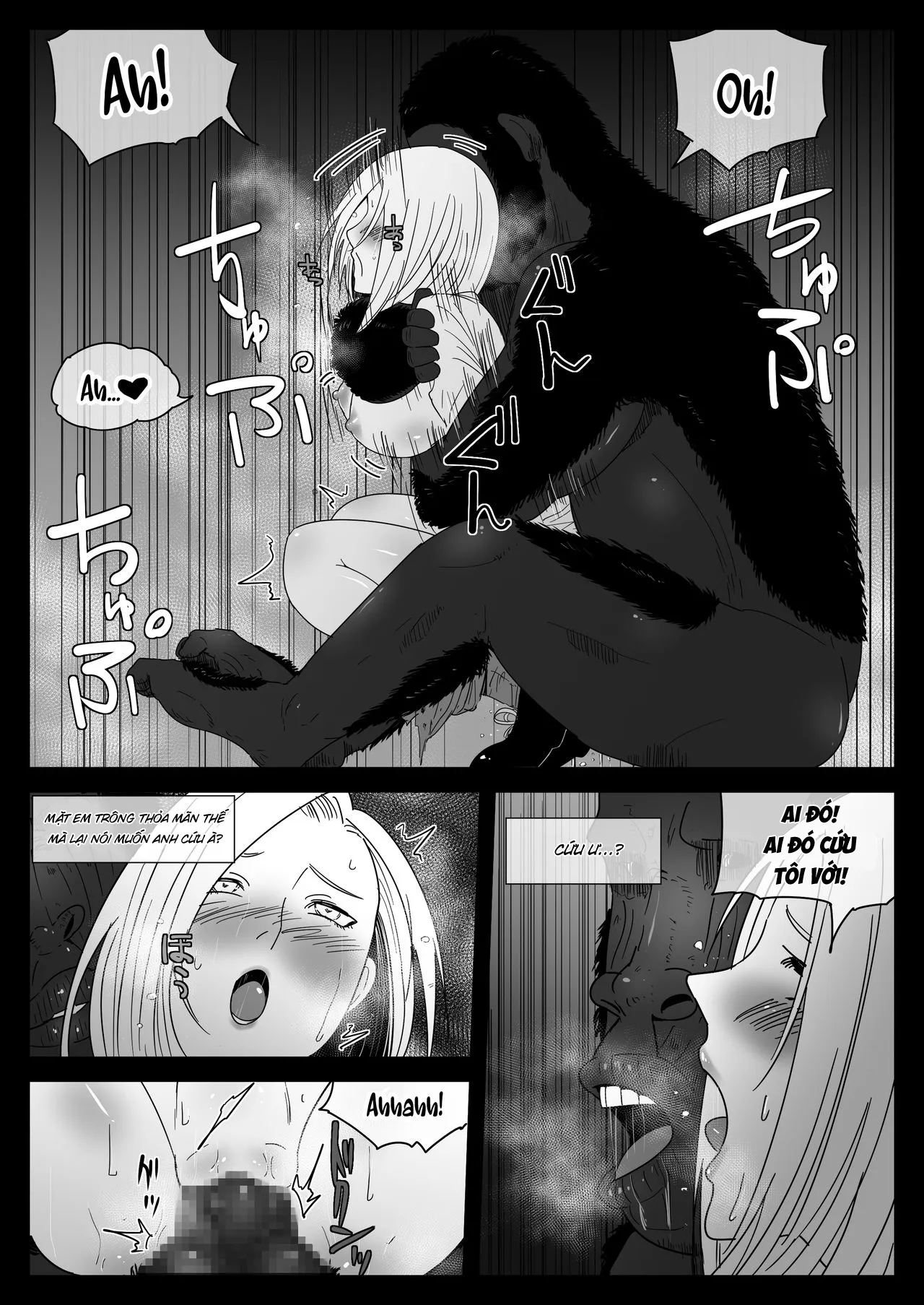 HentaiVN.net - Ảnh 21 - Rừng già thiếu phụ nữ [The Jungle Needs Women, メスが不足した森では人間のメスが襲われる] - Oneshot