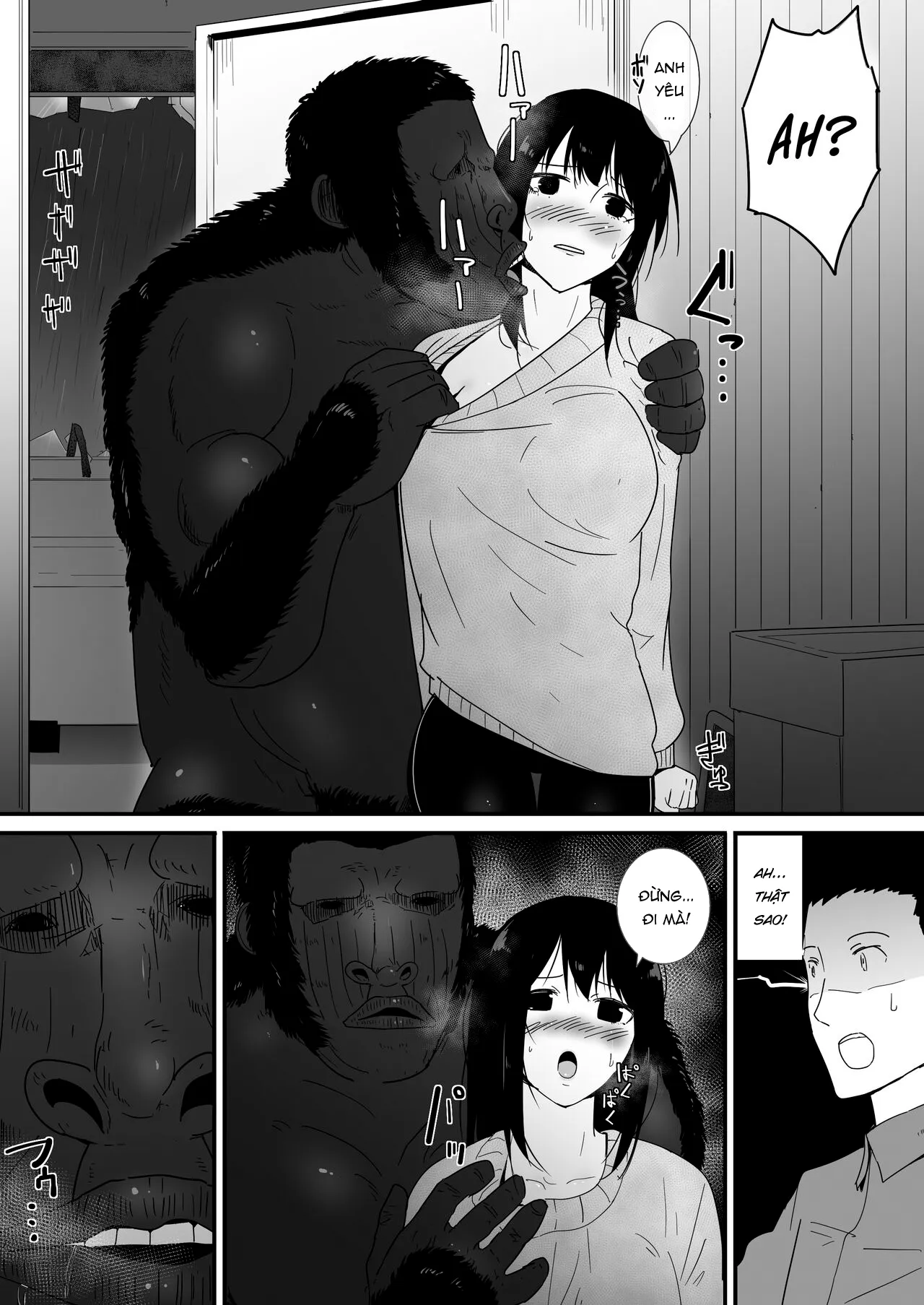HentaiVN.net - Ảnh 28 - Rừng già thiếu phụ nữ [The Jungle Needs Women, メスが不足した森では人間のメスが襲われる] - Oneshot