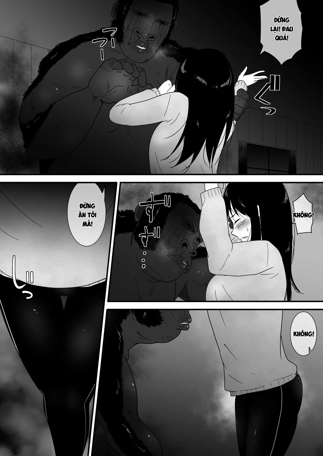 HentaiVN.net - Ảnh 32 - Rừng già thiếu phụ nữ [The Jungle Needs Women, メスが不足した森では人間のメスが襲われる] - Oneshot