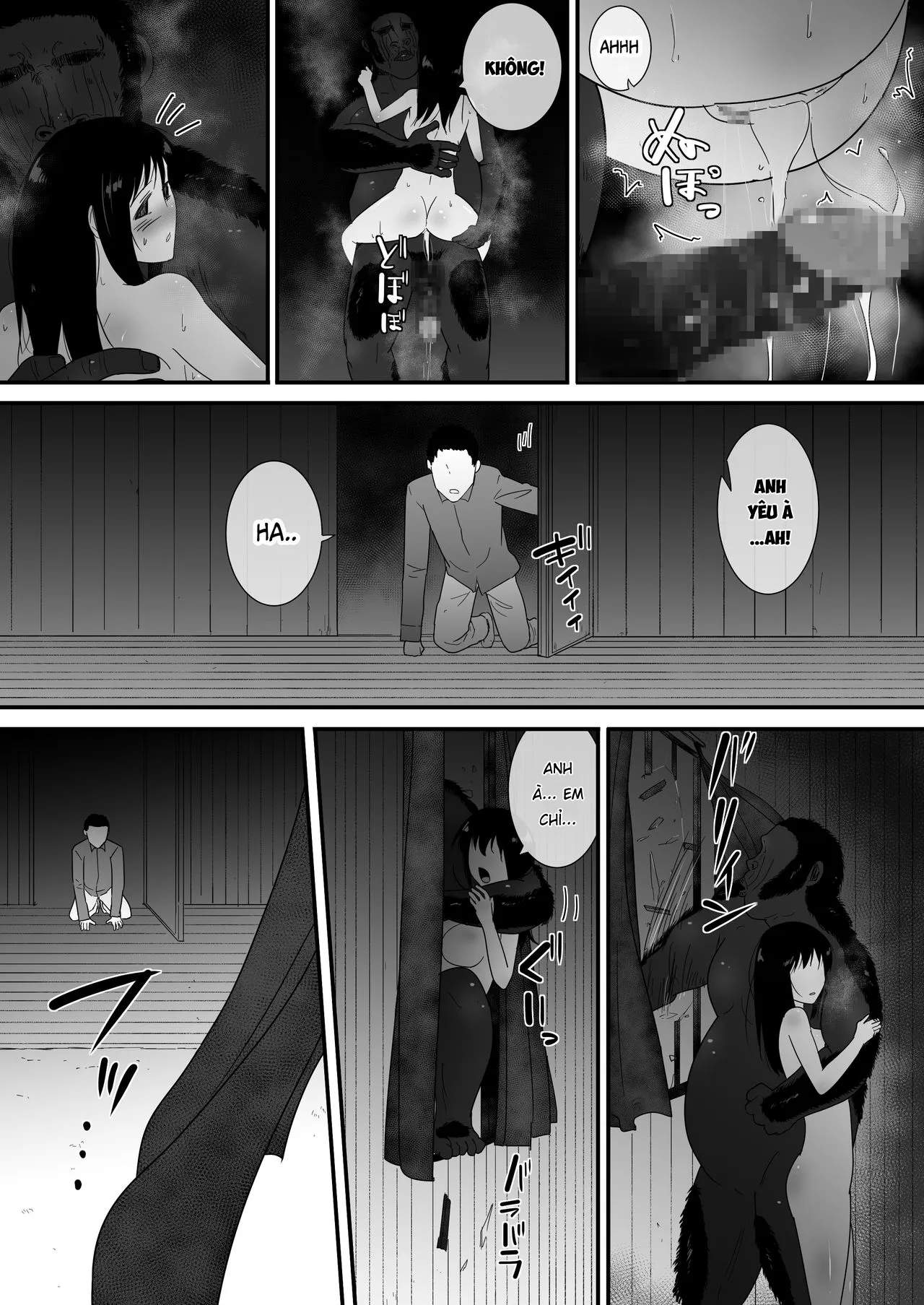 HentaiVN.net - Ảnh 45 - Rừng già thiếu phụ nữ [The Jungle Needs Women, メスが不足した森では人間のメスが襲われる] - Oneshot