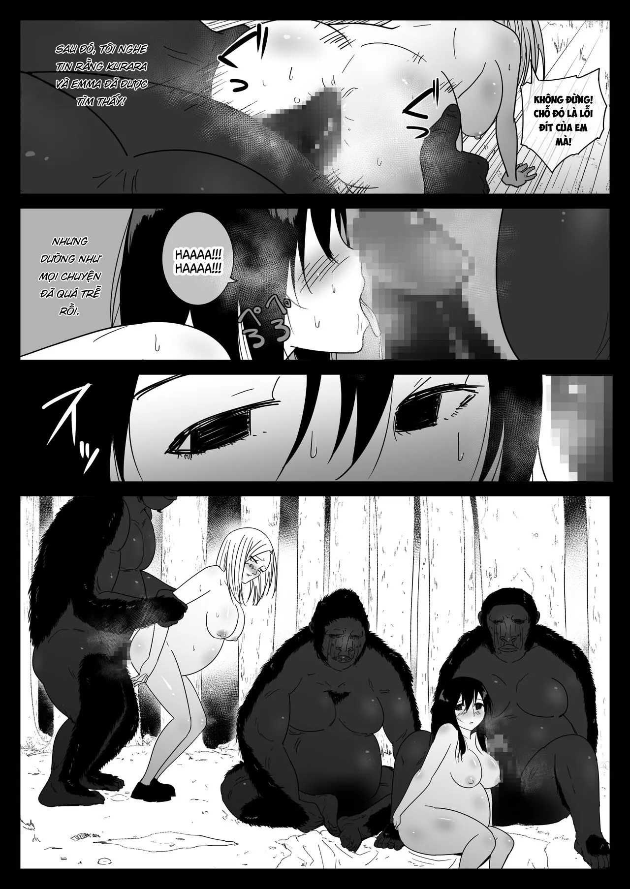 HentaiVN.net - Ảnh 47 - Rừng già thiếu phụ nữ [The Jungle Needs Women, メスが不足した森では人間のメスが襲われる] - Oneshot
