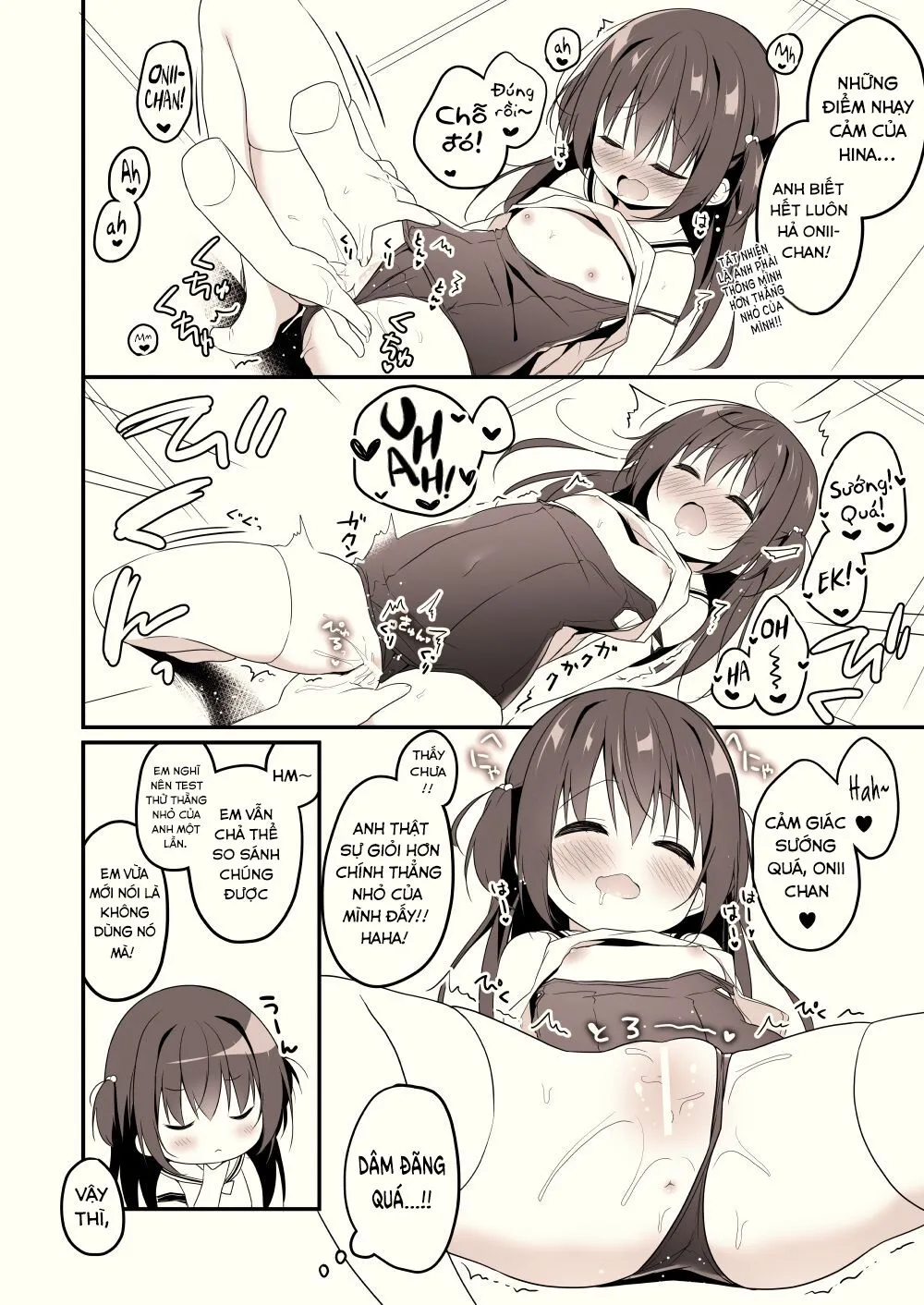 HentaiVN.net - Ảnh 4 - Với em Onii-chan chỉ đứng thứ 2 trên thế giới này thôi. [Onii-chan wa Sekai de 2-banme ni Daisuki ; I love Onii-chan second most in the world] - Oneshot