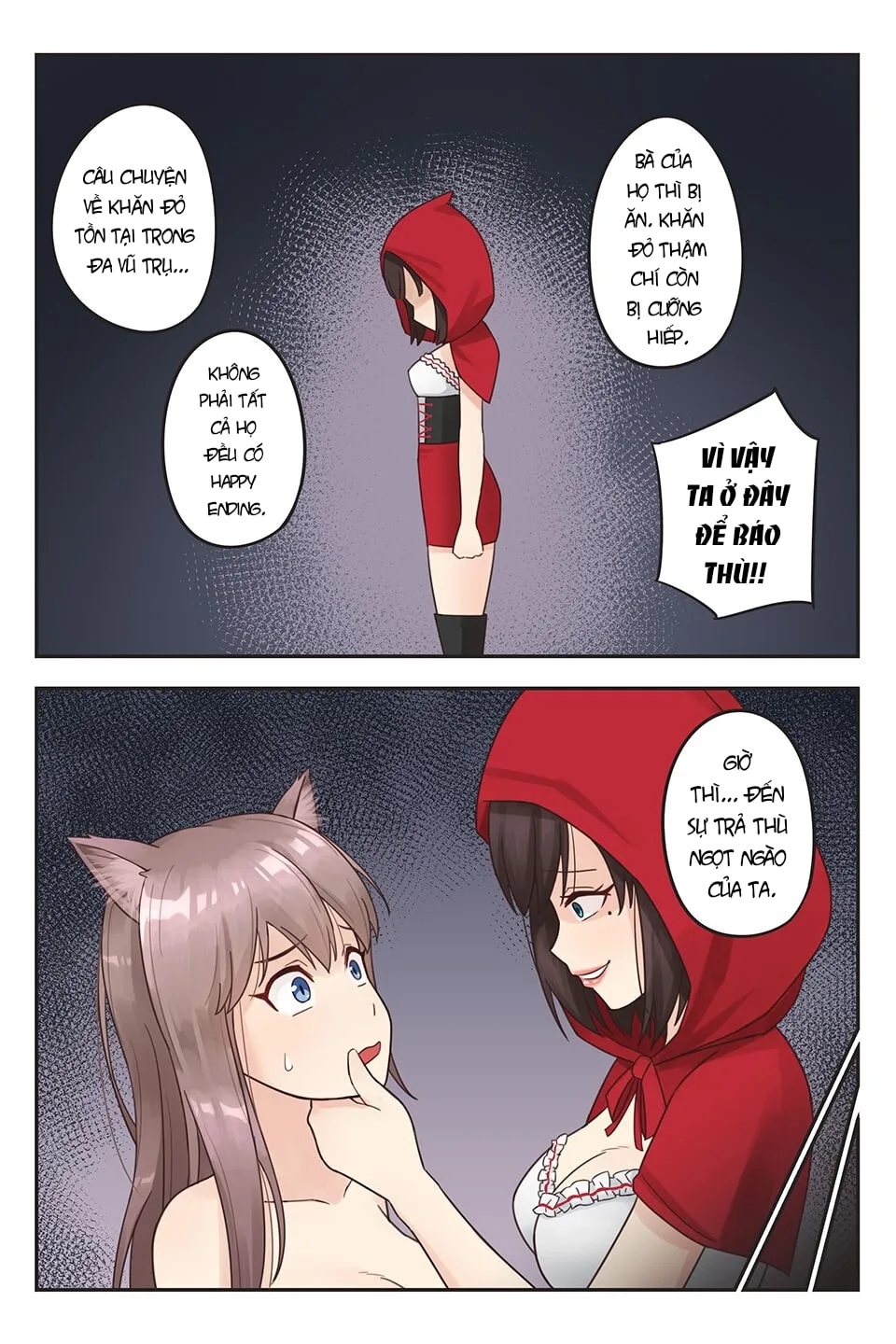 HentaiVN.net - Ảnh 7 - Những Câu Chuyện Cổ Tích - Chap 1. Cô bé quàng khăn đỏ