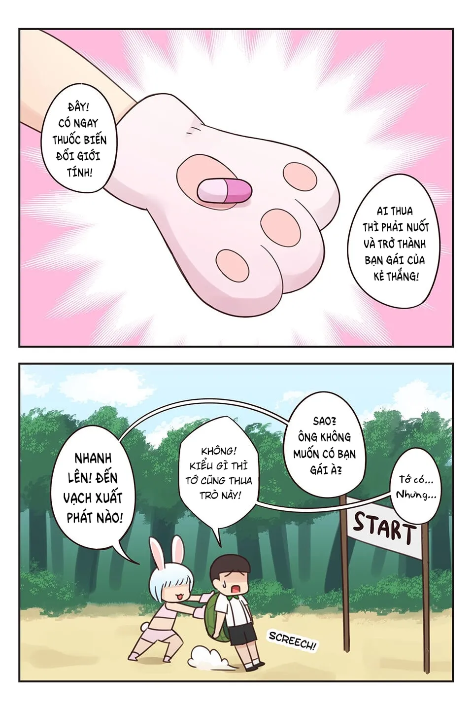 HentaiVN.net - Ảnh 3 - Những Câu Chuyện Cổ Tích - Chap 2. Rùa và Thỏ