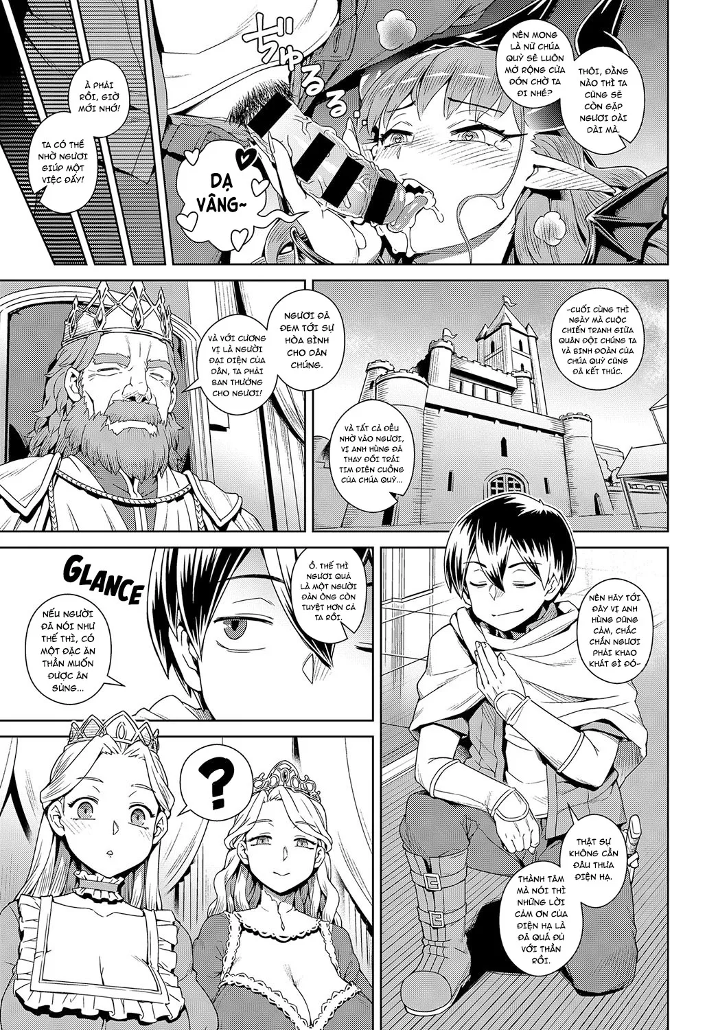 HentaiVN.net - Ảnh 29 - The Demon Queen Can't Escape [The Demon Queen Can't Escape Bonus; Maou-sama wa Nigerarenai Tokuten] - Oneshot