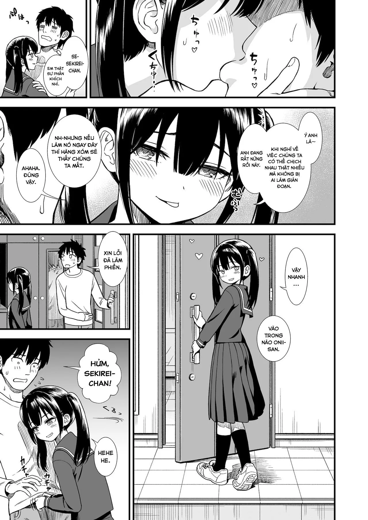 HentaiVN.net - Ảnh 3 - Tôi sẽ qua nhà bạn của cô em gái tôi. [Imouto no Tomodachi Homecoming ; My Little Sister's Friend Homecoming] - Oneshot