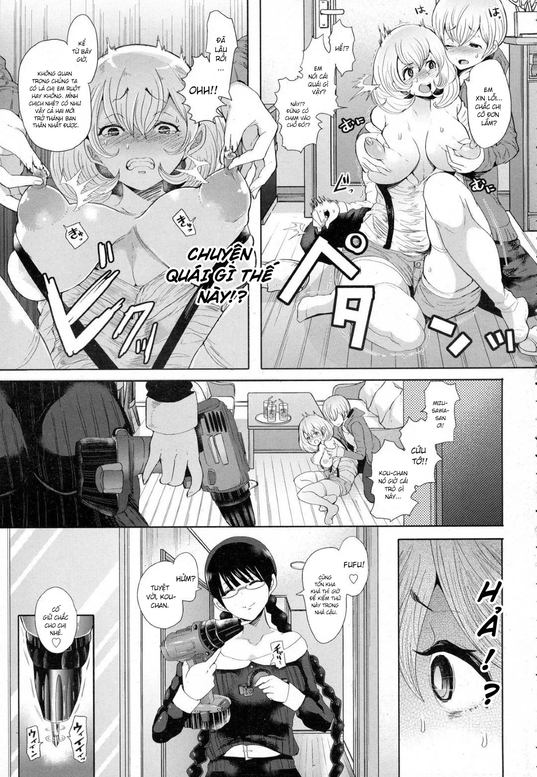 HentaiVN.net - Ảnh 11 - Thí nghiệm song sinh [Futago Ni Shihai O ; Dominate Twins] - Oneshot
