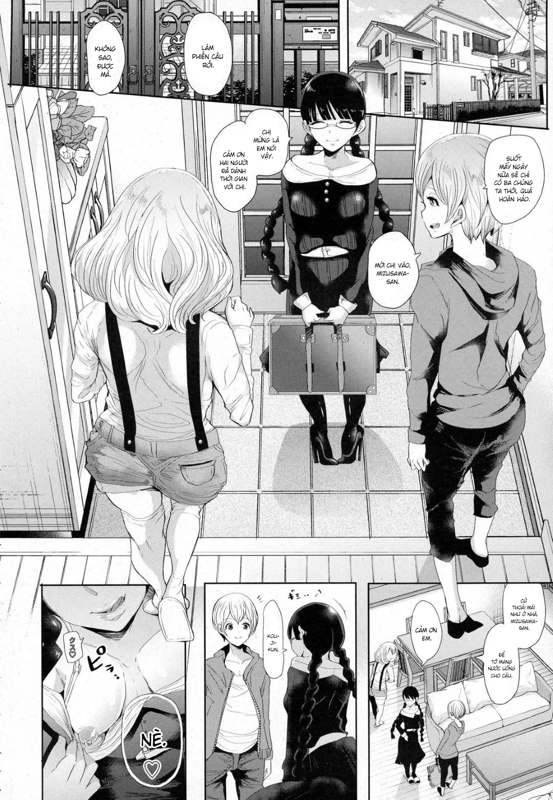HentaiVN.net - Ảnh 8 - Thí nghiệm song sinh [Futago Ni Shihai O ; Dominate Twins] - Oneshot