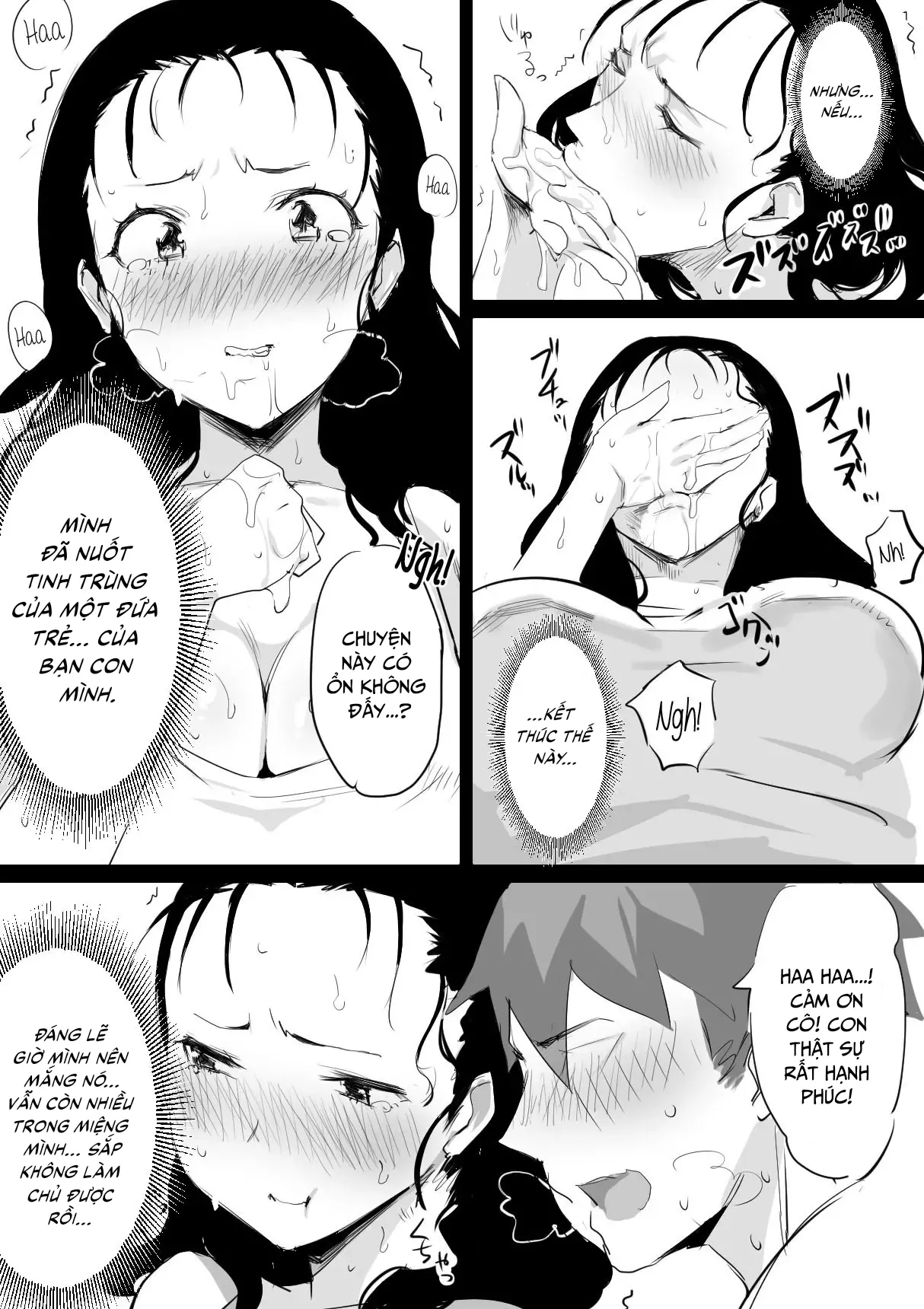 HentaiVN.net - Ảnh 10 - Kỉ niệm mùa hè cùng người dì lớn tuổi [Natsu To Oba-San ; Summer With An Older Woman] - Chap 1