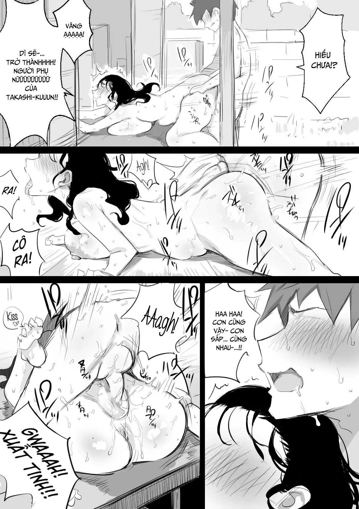 HentaiVN.net - Ảnh 25 - Kỉ niệm mùa hè cùng người dì lớn tuổi [Natsu To Oba-San ; Summer With An Older Woman] - Chap 1