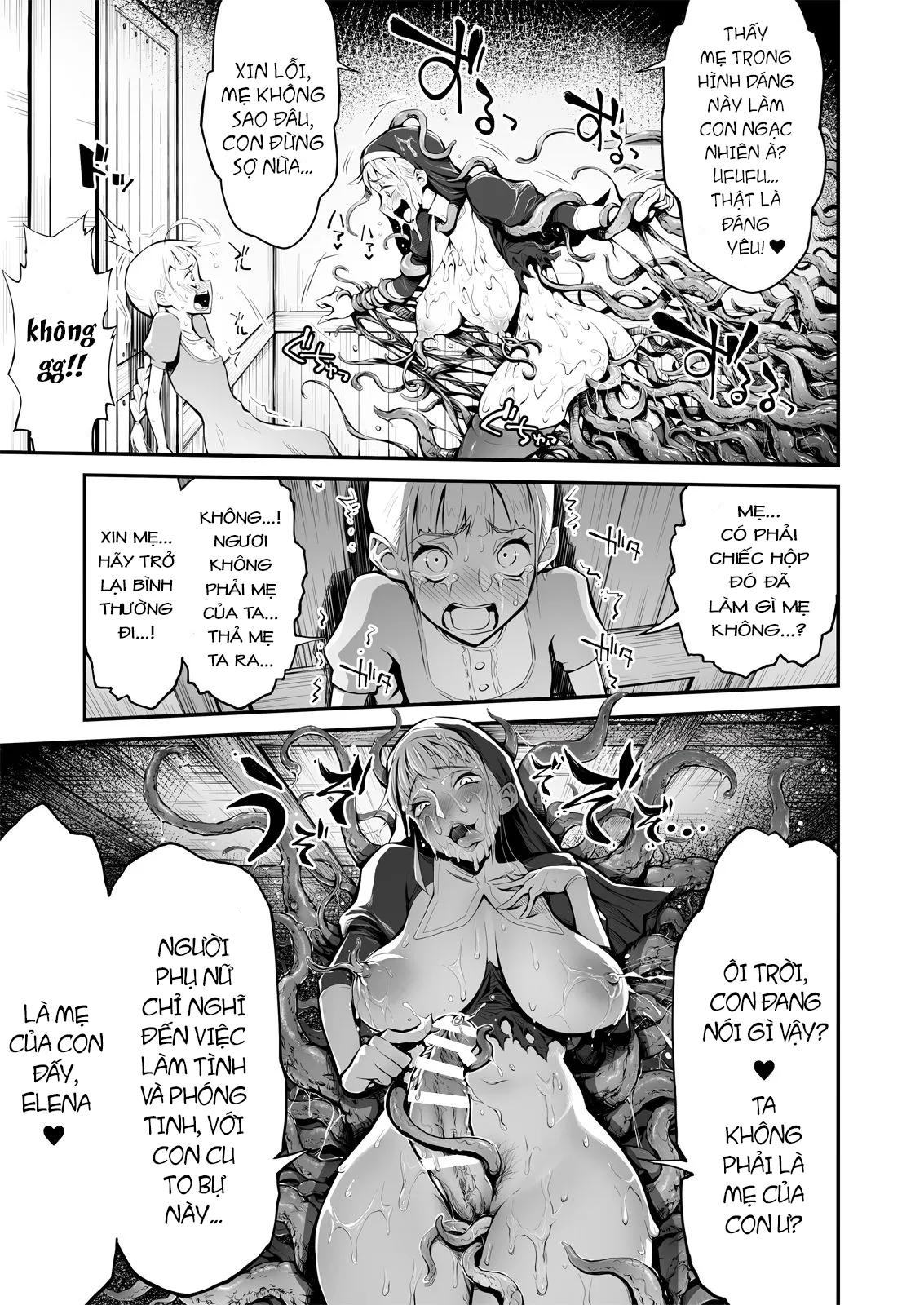 HentaiVN.net - Ảnh 16 - Futanari Sister, Manamusume o Rape Su!f - Oneshot