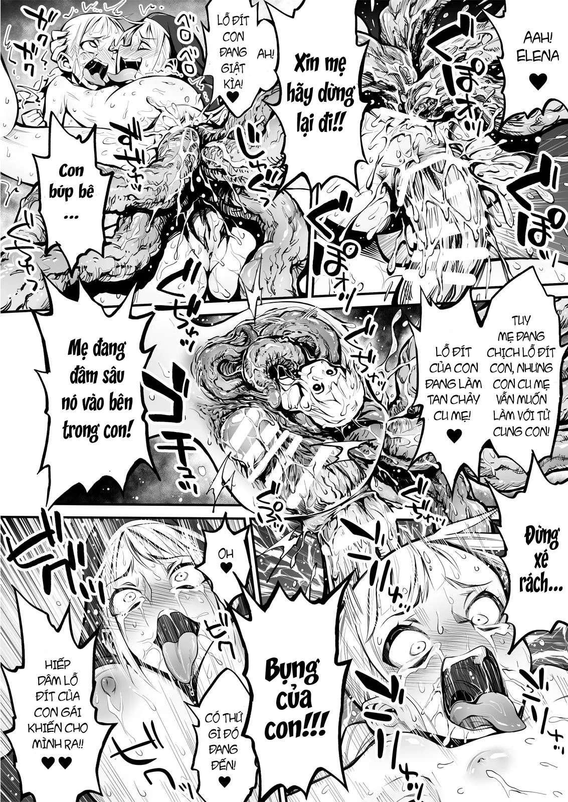 HentaiVN.net - Ảnh 31 - Futanari Sister, Manamusume o Rape Su!f - Oneshot